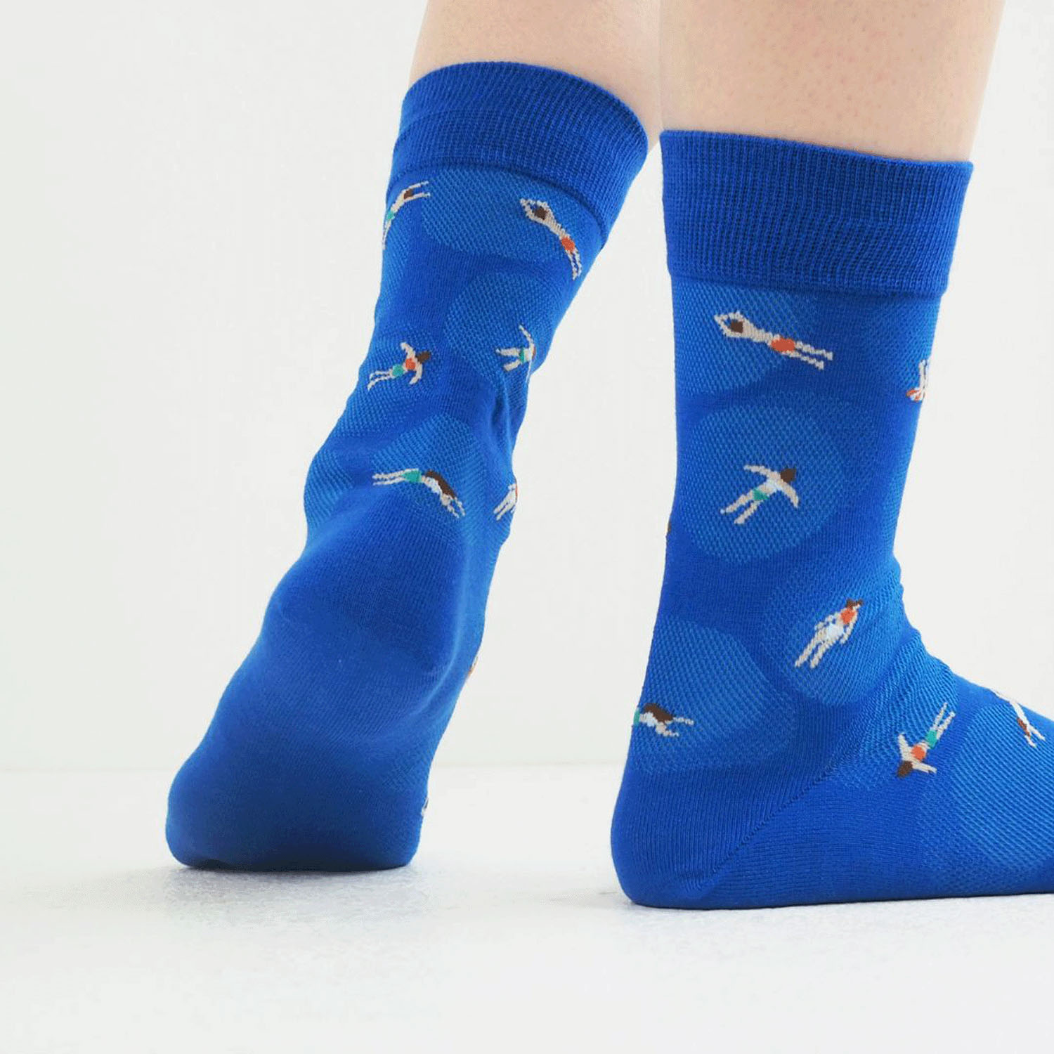 andeotte ハイゲージクルーソックス POOL※ブルー次回納期未定 - 画像7