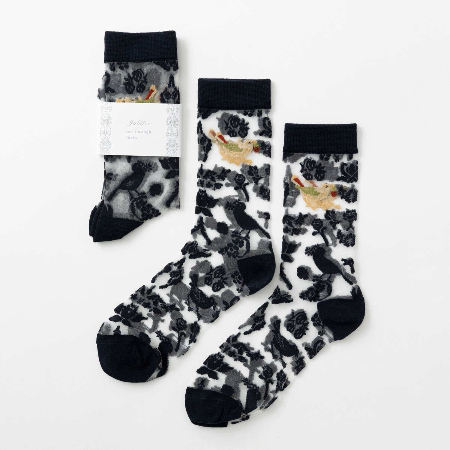 ジュビリー モリス柄 シースルーソックス - 画像13