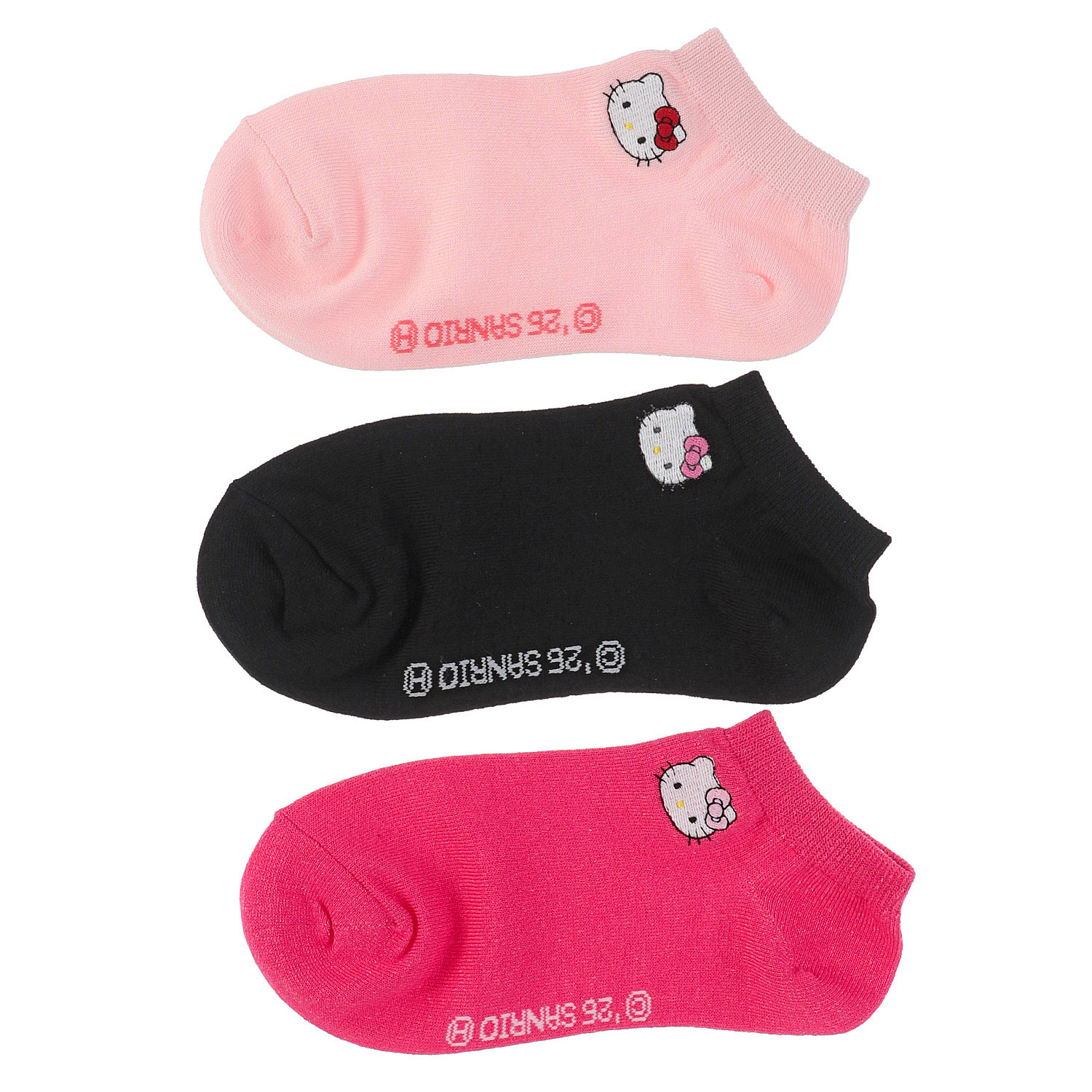 サンリオ スニーカ丈ソックス 接触冷感 3足セット - 画像2