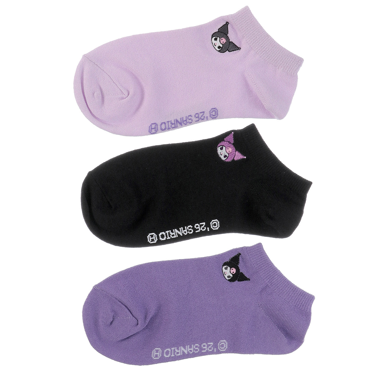 サンリオ スニーカ丈ソックス 接触冷感 3足セット - 画像4