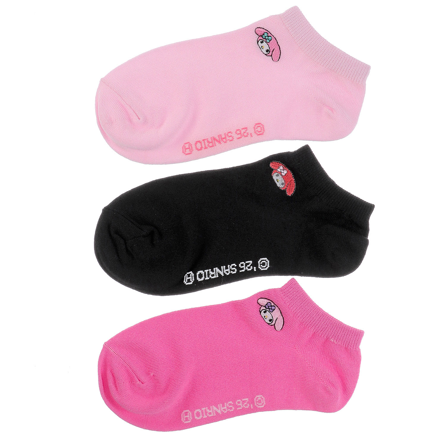 サンリオ スニーカ丈ソックス 接触冷感 3足セット - 画像5