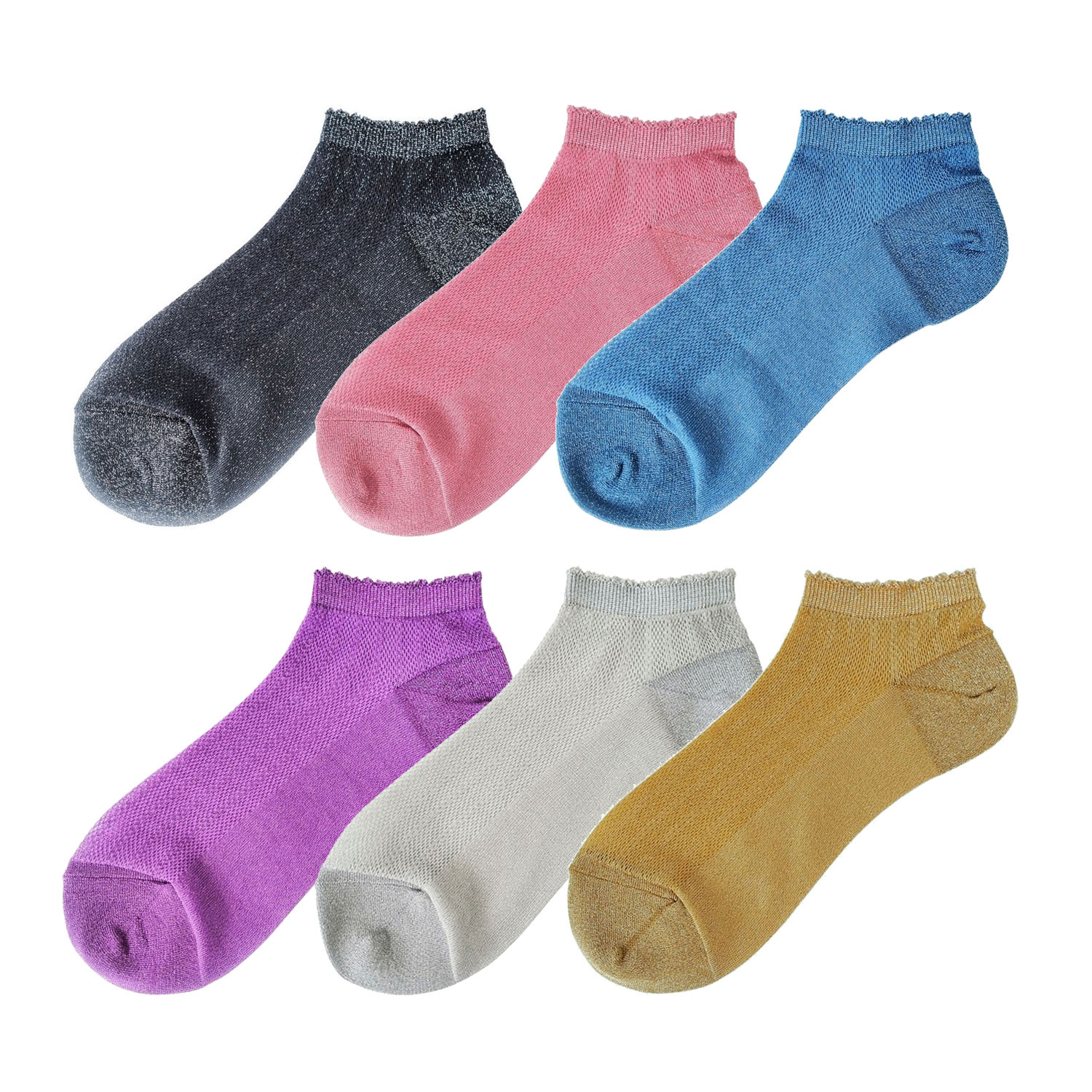 andeotte ラメスニーカーソックス