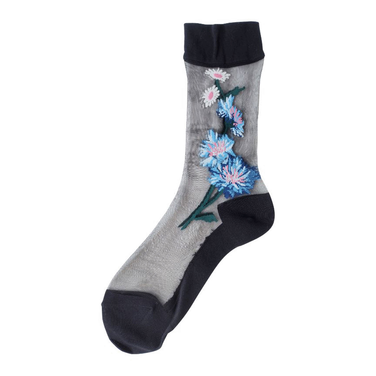 andeotte シースルーソックス CORN FLOWER - 画像2