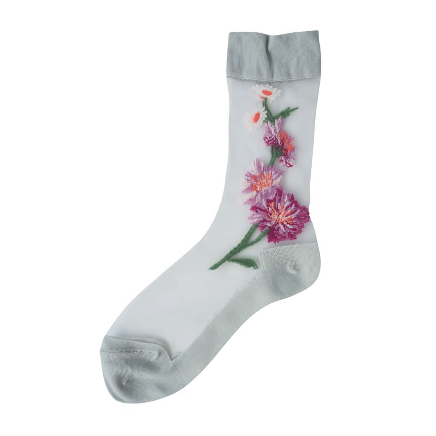 andeotte シースルーソックス CORN FLOWER - 画像4