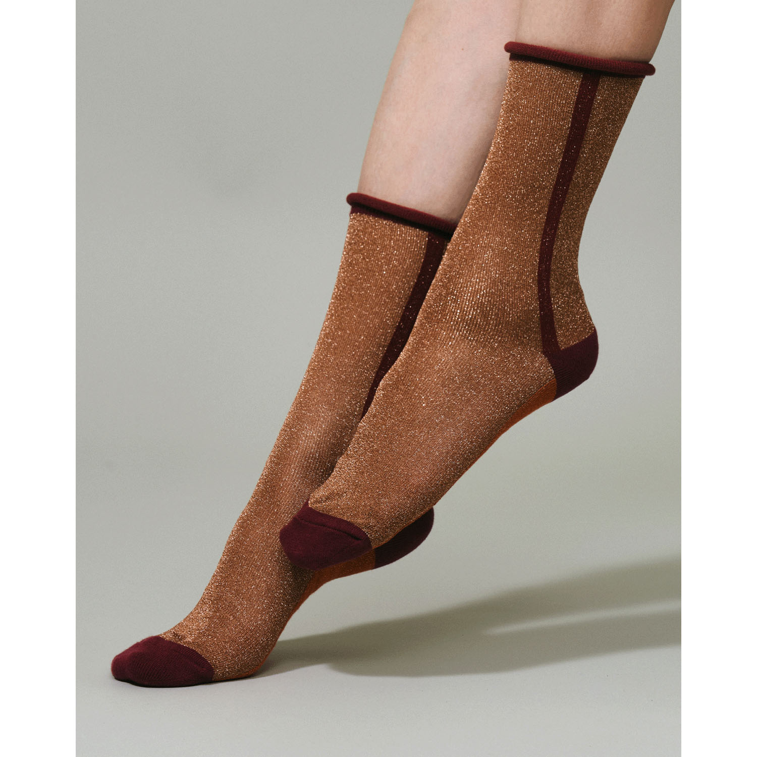 ＋SOCKS ラメ＆シースルーソックス - 画像6