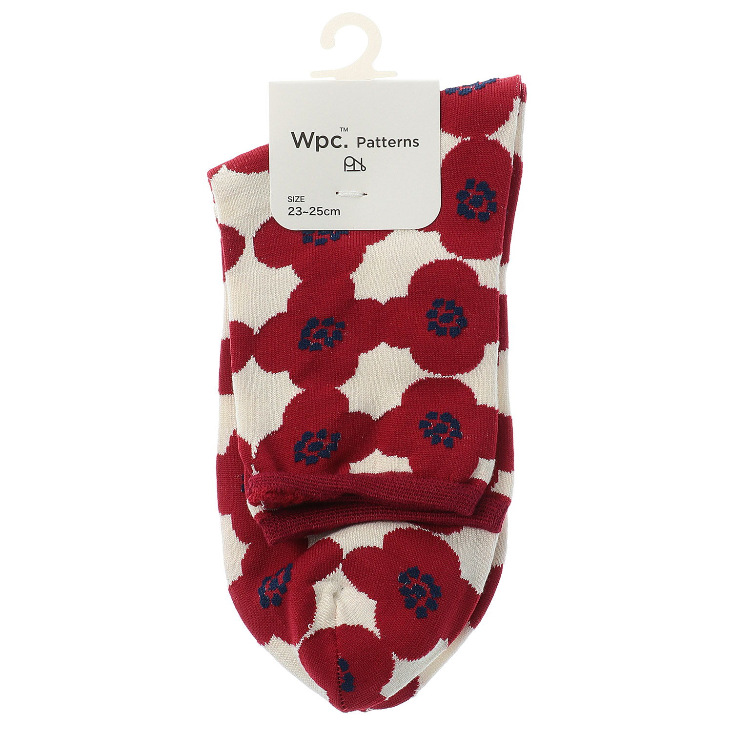 Wpc．Patterns クルー丈ソックス 総柄 吸水速乾 - 画像4