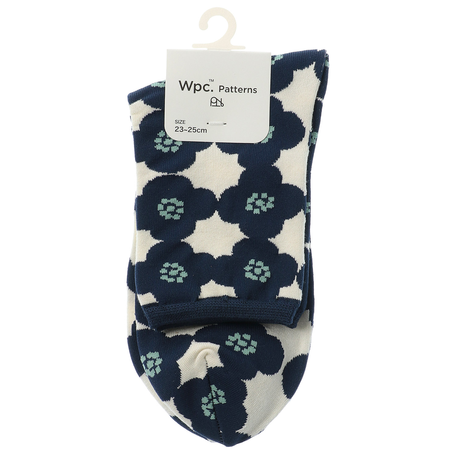 Wpc．Patterns クルー丈ソックス 総柄 吸水速乾 - 画像5