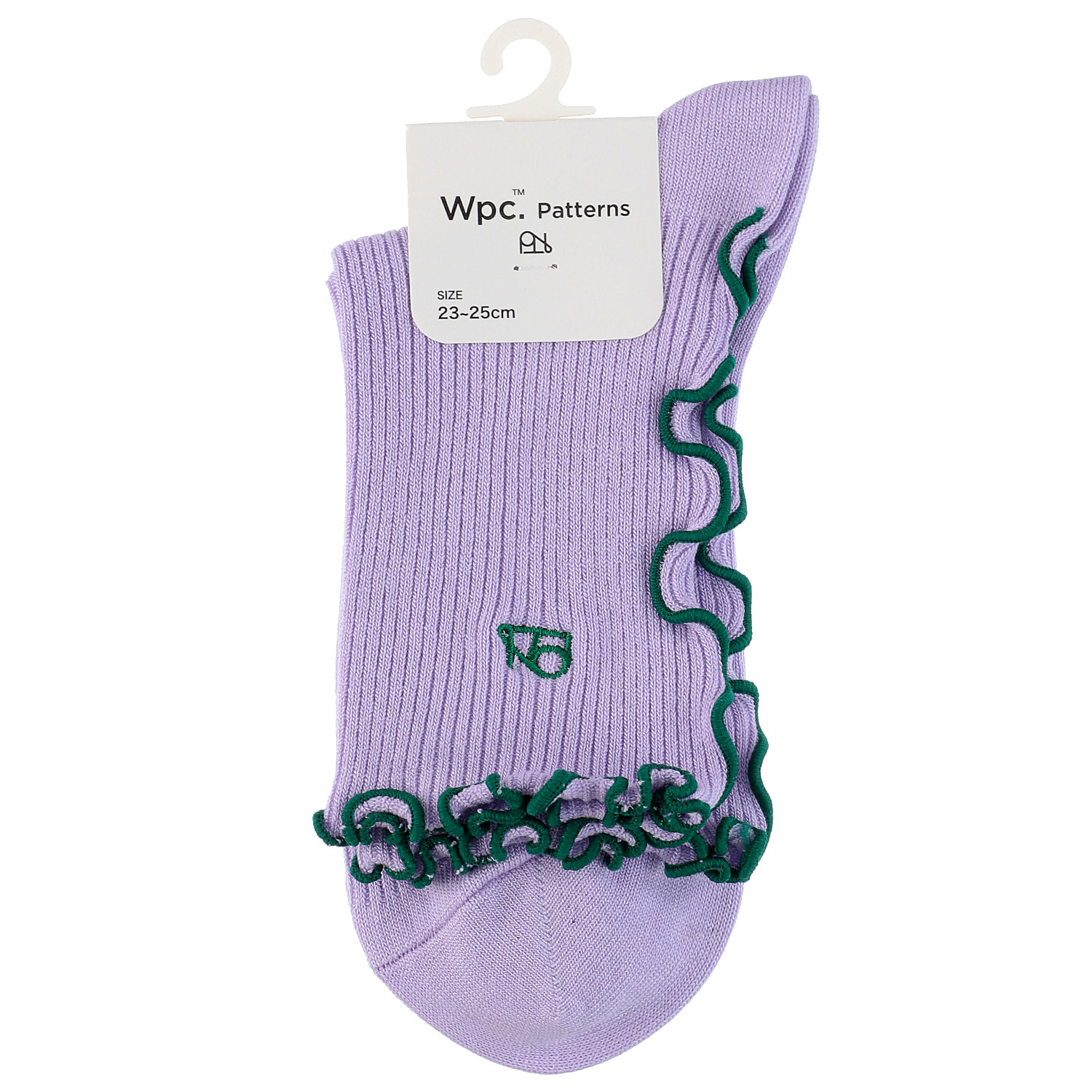 Wpc．Patterns クルー丈ソックス メロウ  吸水速乾 - 画像6