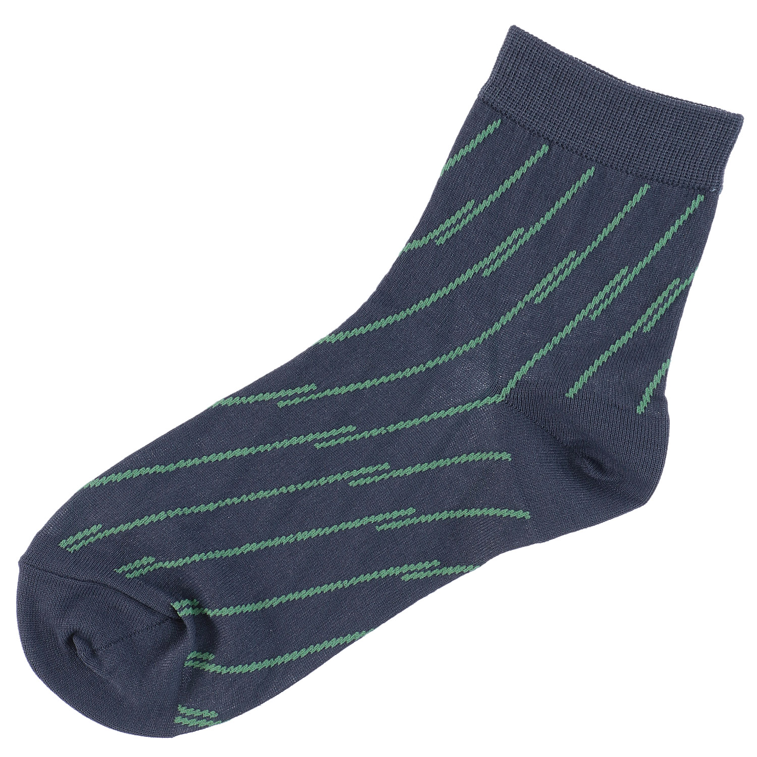 Wpc．Patterns クルー丈 シアーソックス ストライプ柄 - 画像4