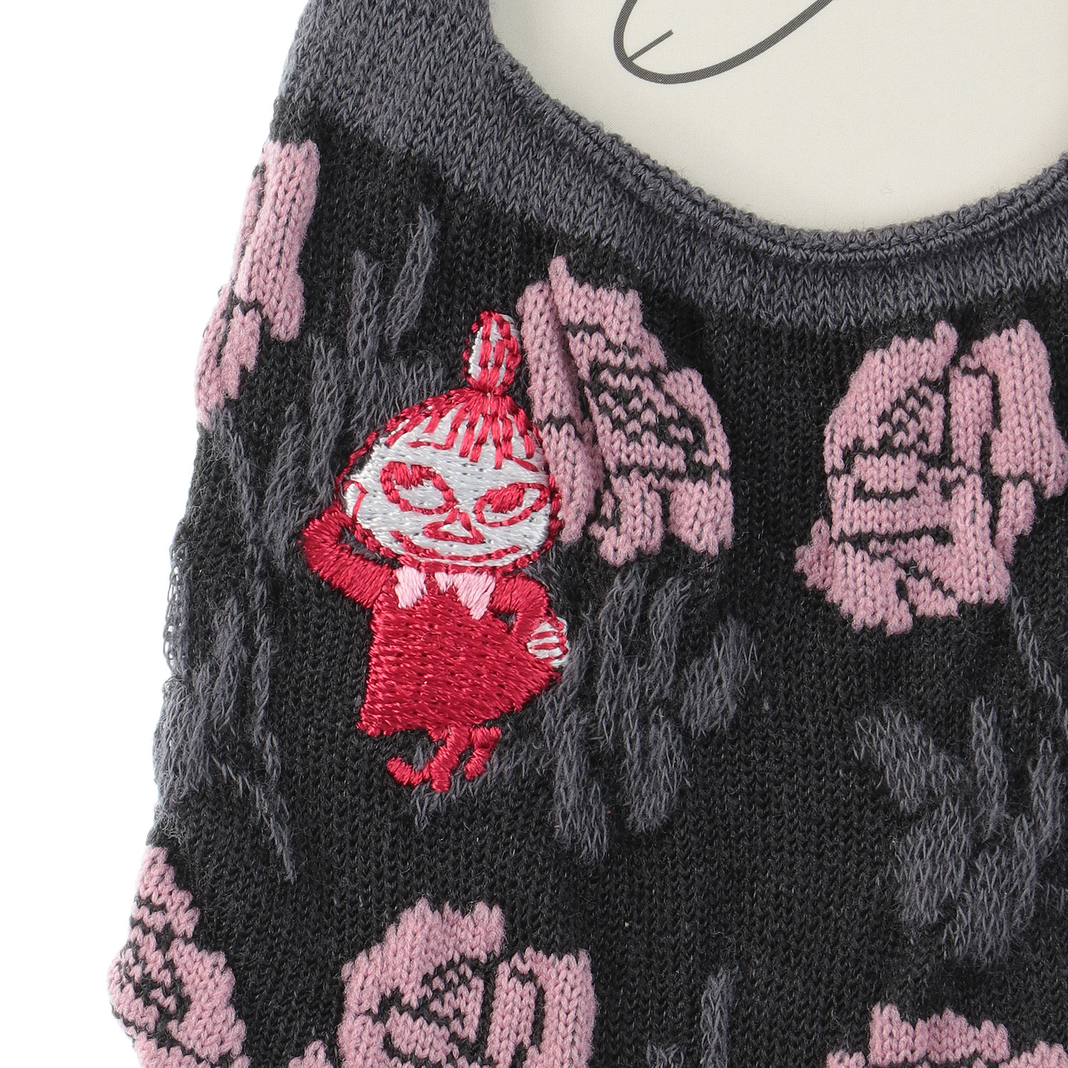 MOOMIN 母の日 パンプスイン 逆スパ薔薇ミイ刺繍 - 画像4