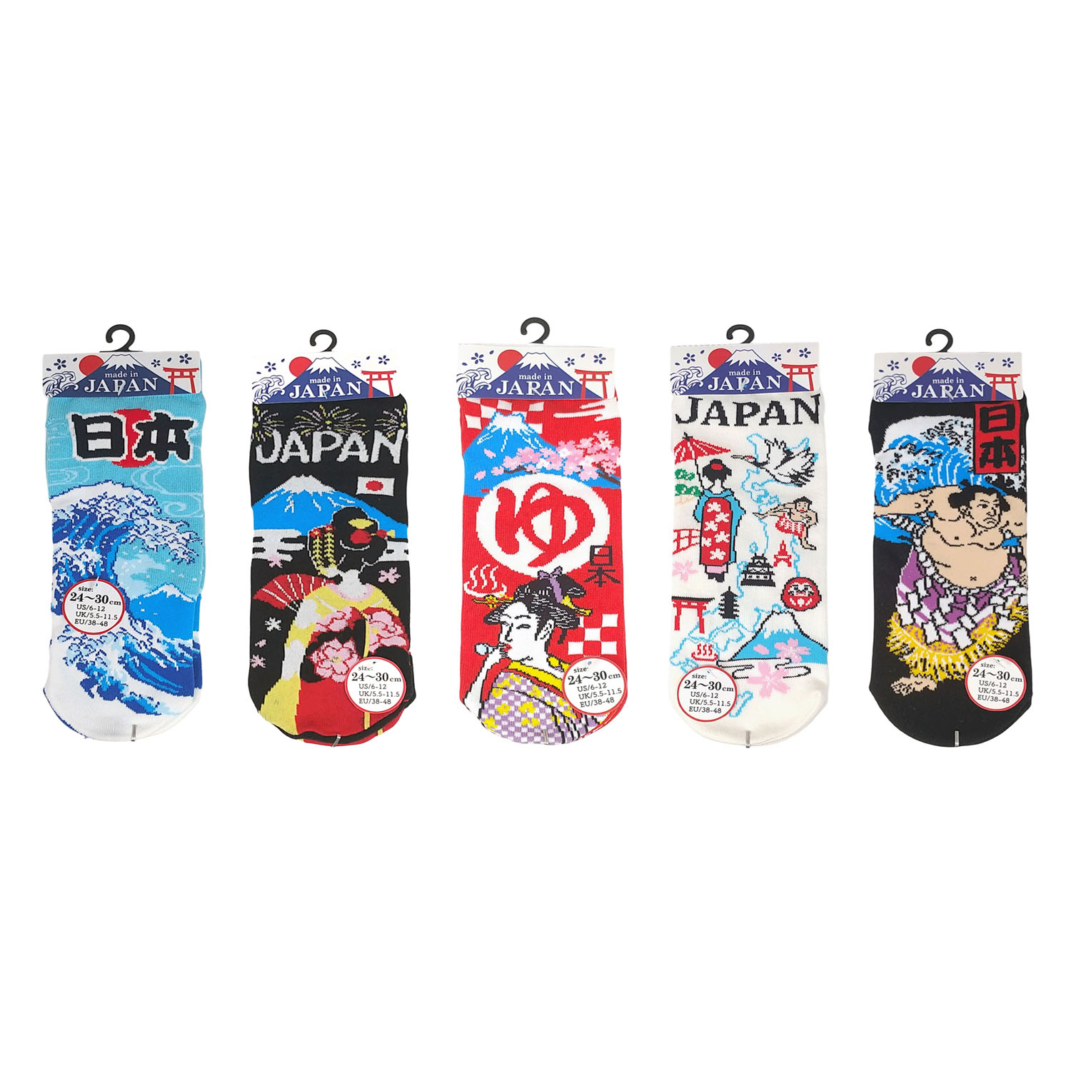 スーパーストレッチソックス JAPANモチーフ - 画像1