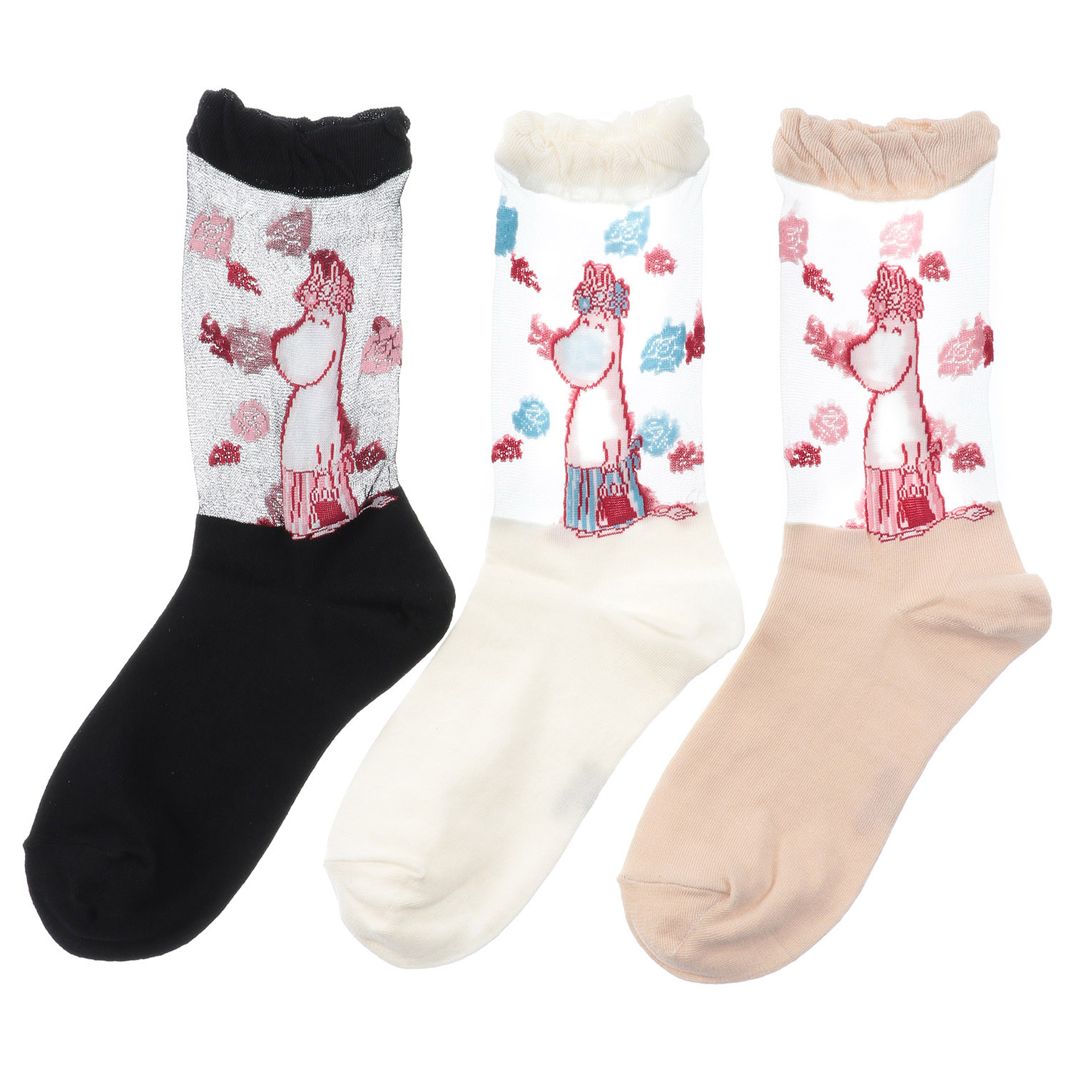 MOOMIN 母の日 シースル－ソックス ムーミンママ【在庫限り】 - 画像1