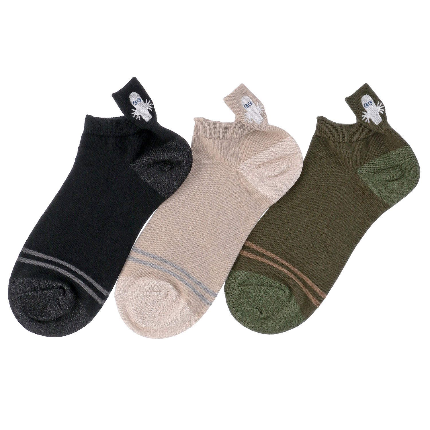 MOOMIN アンクル丈 ニョロニョロ刺繍【在庫限り】