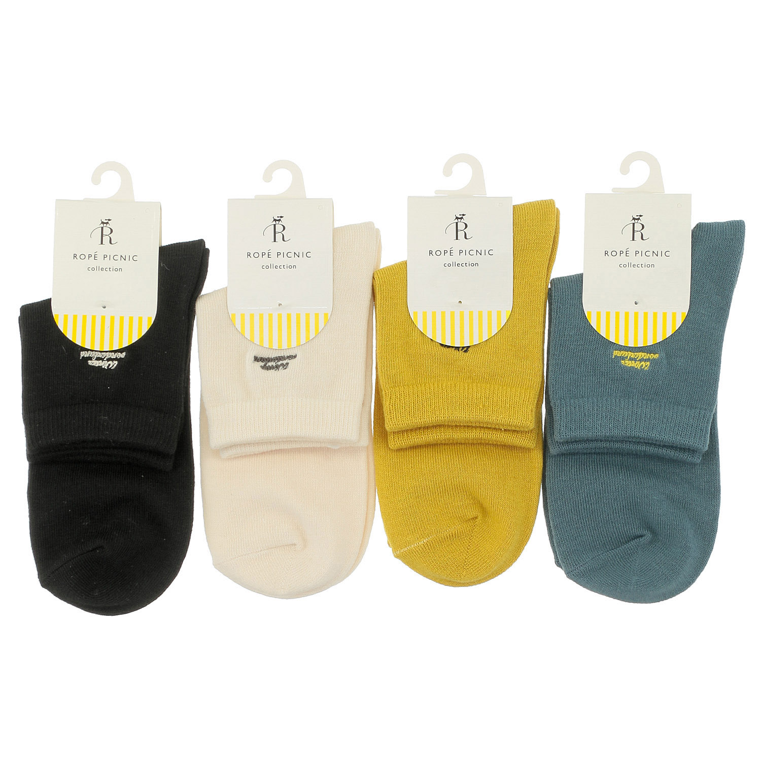 ロペピクニック ショート丈 刺しゅう 靴下【在庫限り】 - 画像1