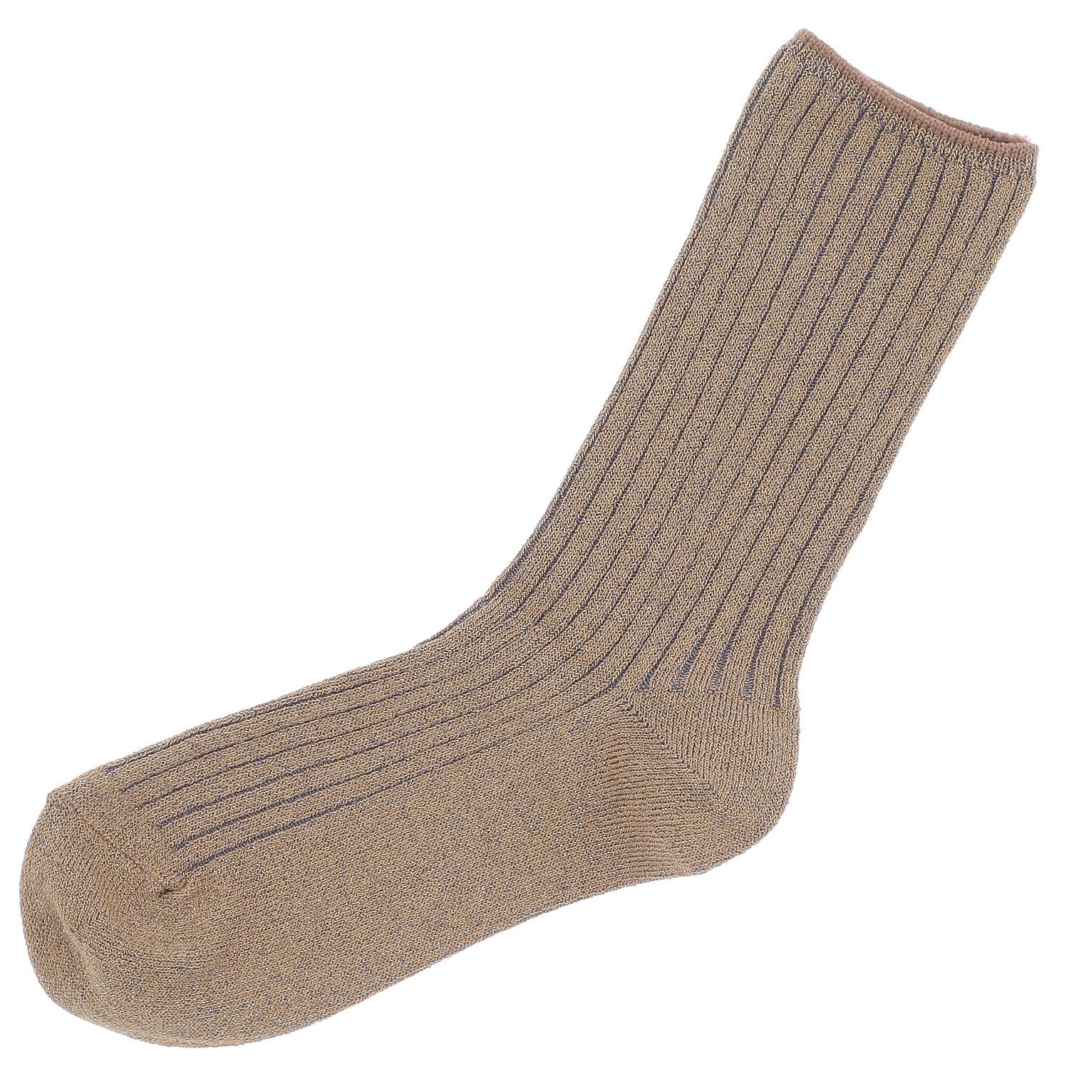 プティパ  クルー丈 ラメ 4×2リブ ストライプ柄  靴下【在庫限り】 - 画像4