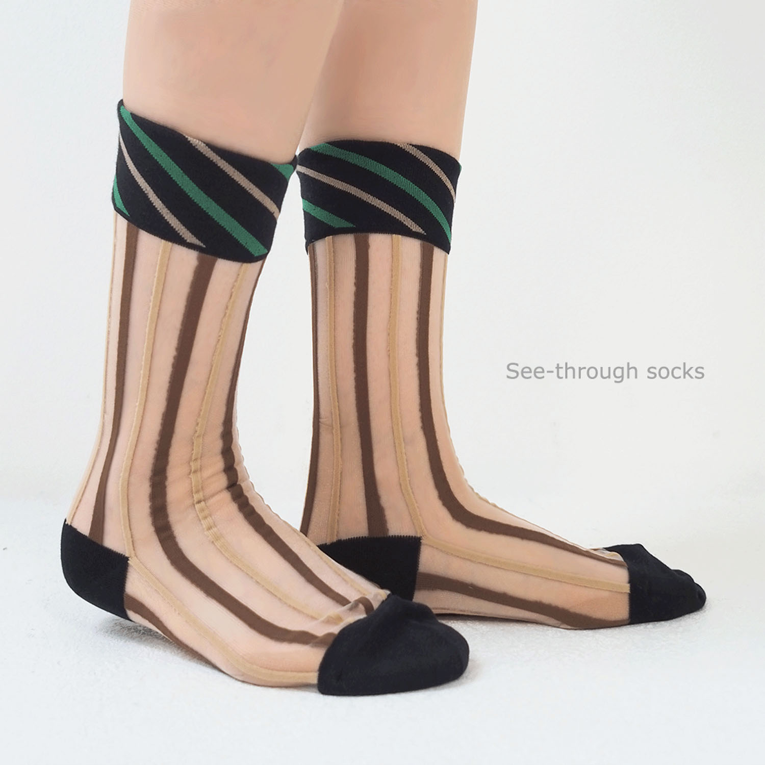 ande レイヤードソックス STRIPE【在庫限り】 - 画像5