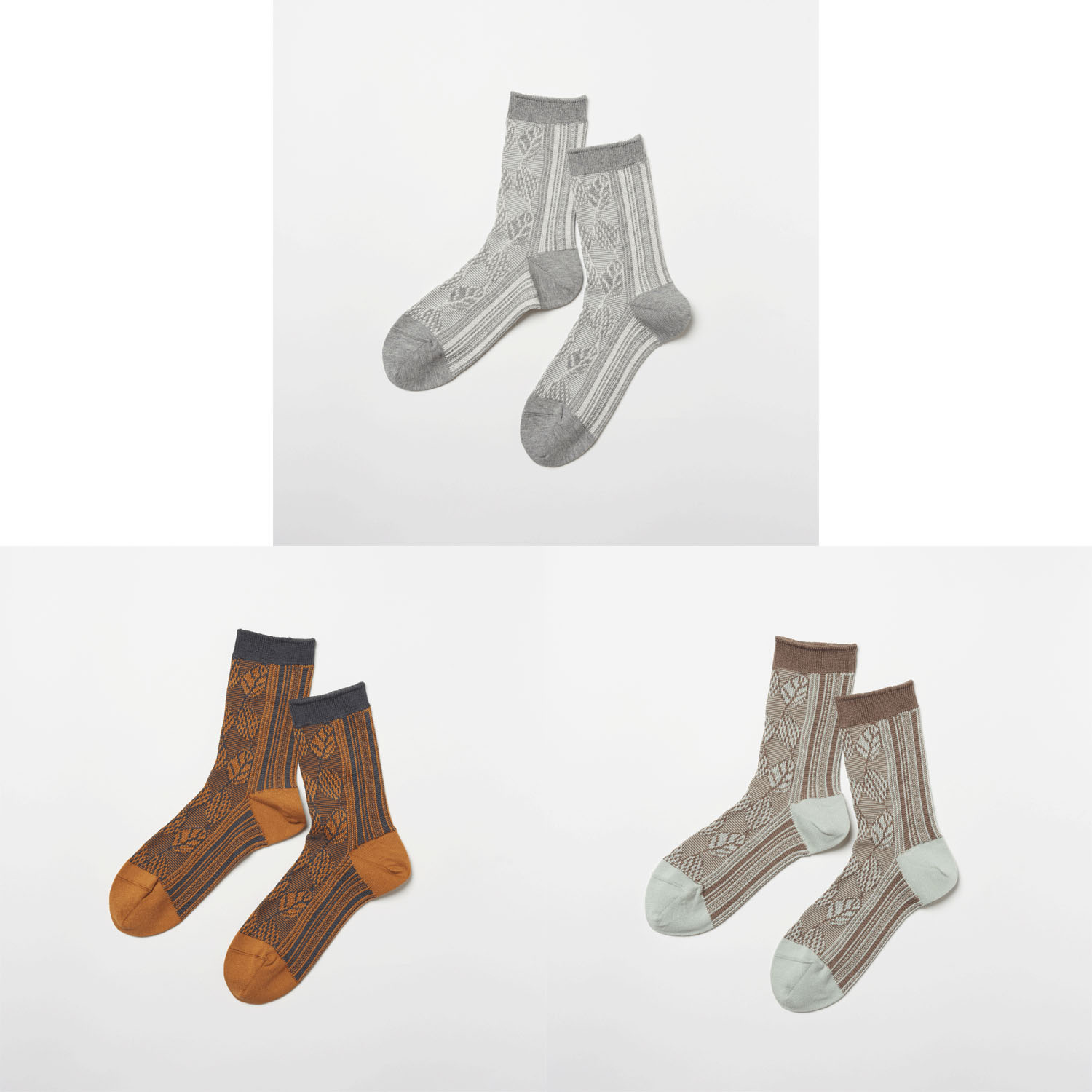 fromF（ lehti／葉っぱ）クルーソックス