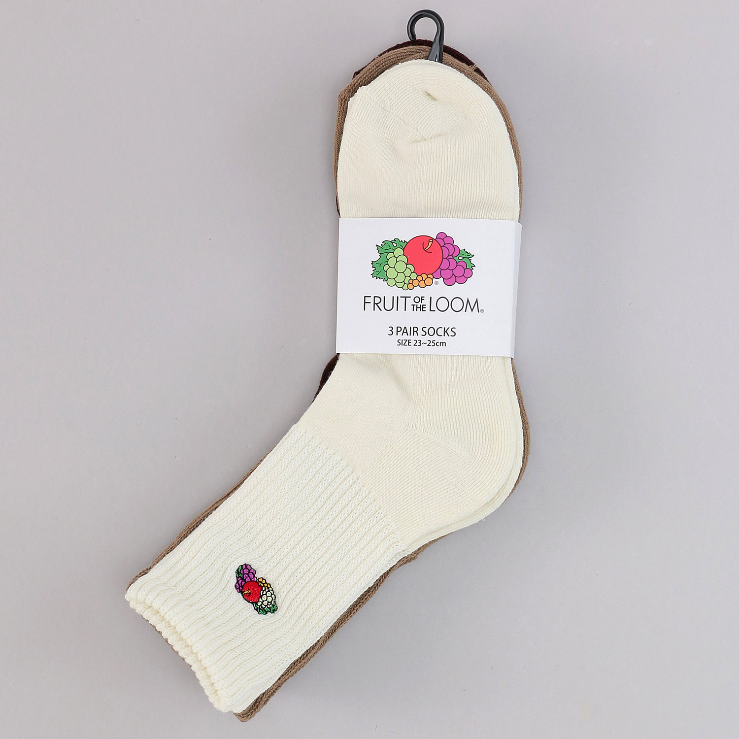FRUIT OF THE LOOM／ フルーツオブザルーム  3足セット   リッチェル編み 靴下 - 画像4