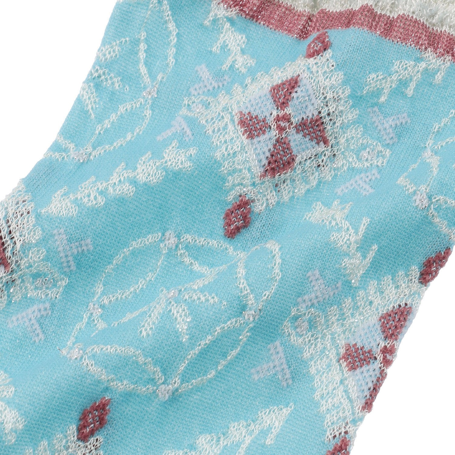 NAIGAI STYLE エスニックフロート クルー丈ソックス - 画像6