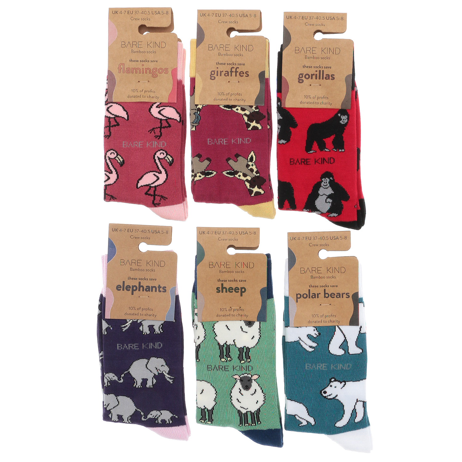 【数量限定】 BARE KIND Bamboo socks - 画像1