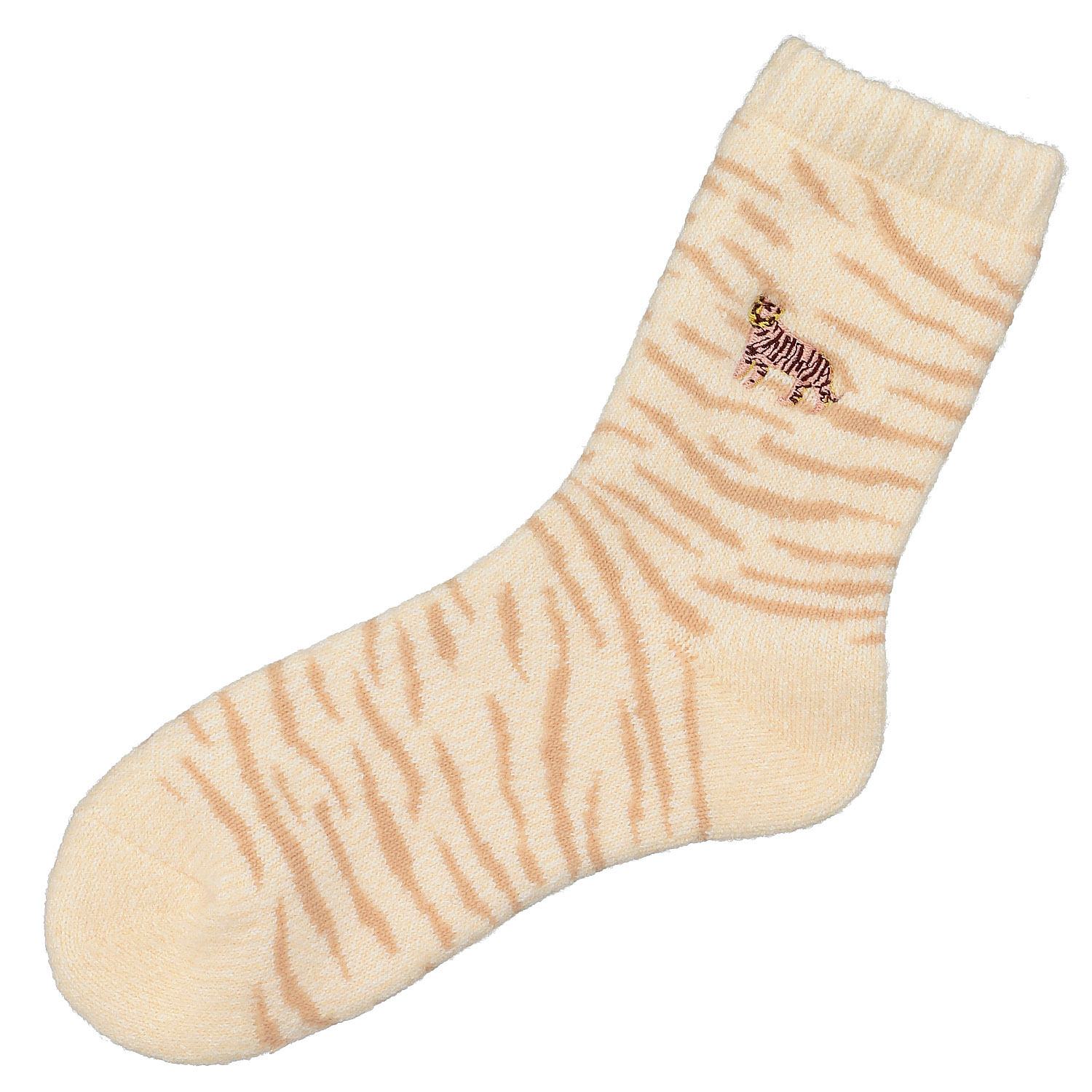 Wpc．Patterns ルームソックス トラ刺繍 - 画像2