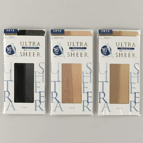 ウルトラシアー 着圧ハイソックス（ひざ下丈） - 画像1