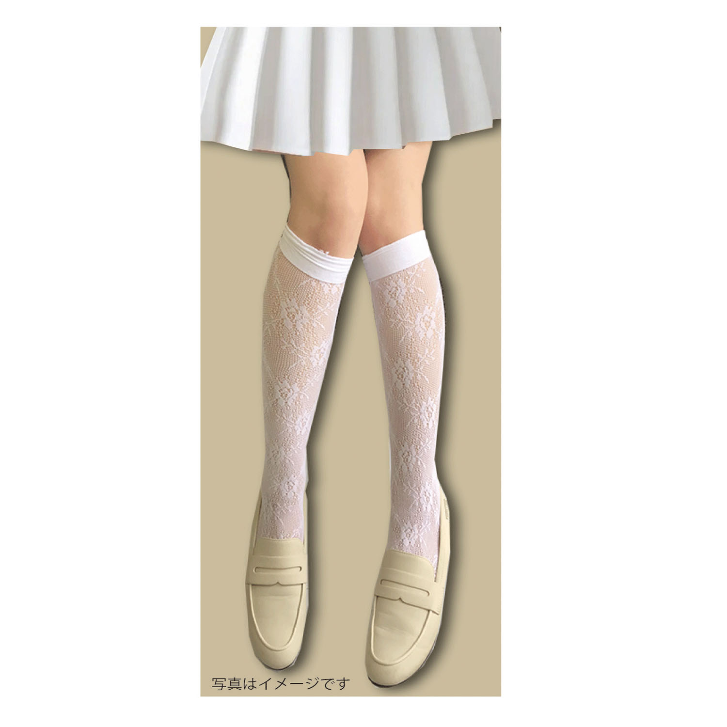 花レース ハイソックス【在庫限り】 - 画像5