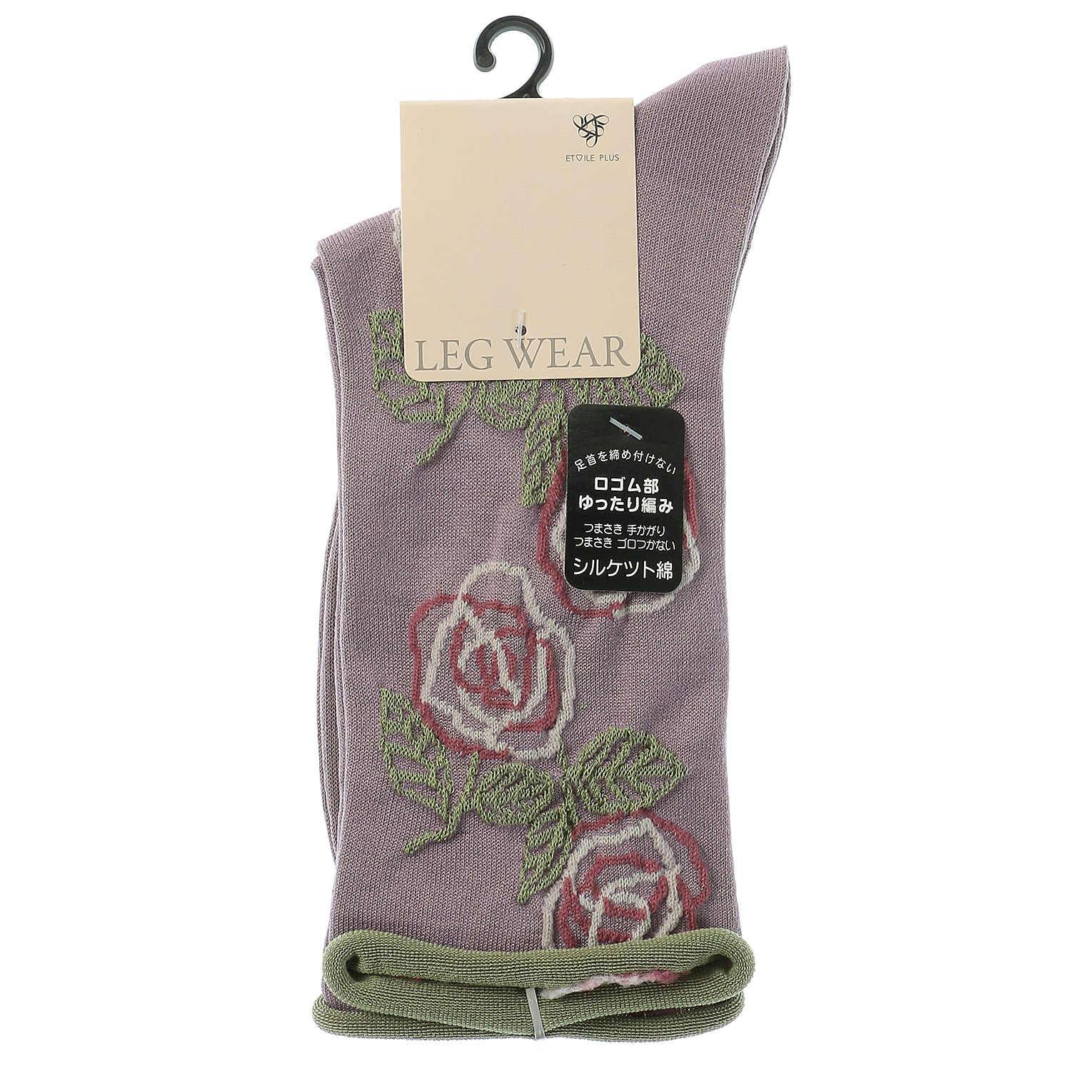 手篝ソックス フロート薔薇柄 靴下 - 画像7