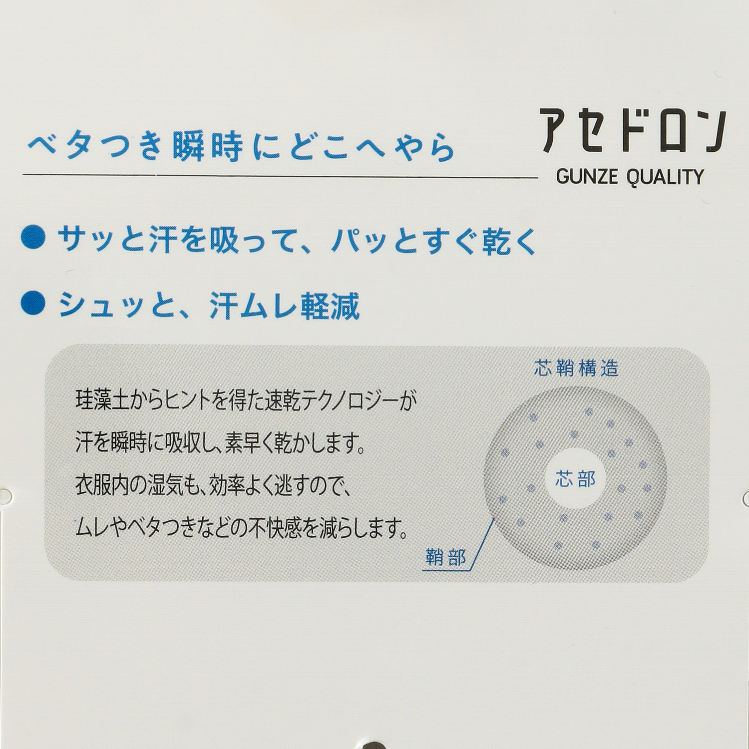 GUNZE アセドロン 婦人 メガメッシュ スニーカー丈 靴下 - 画像4