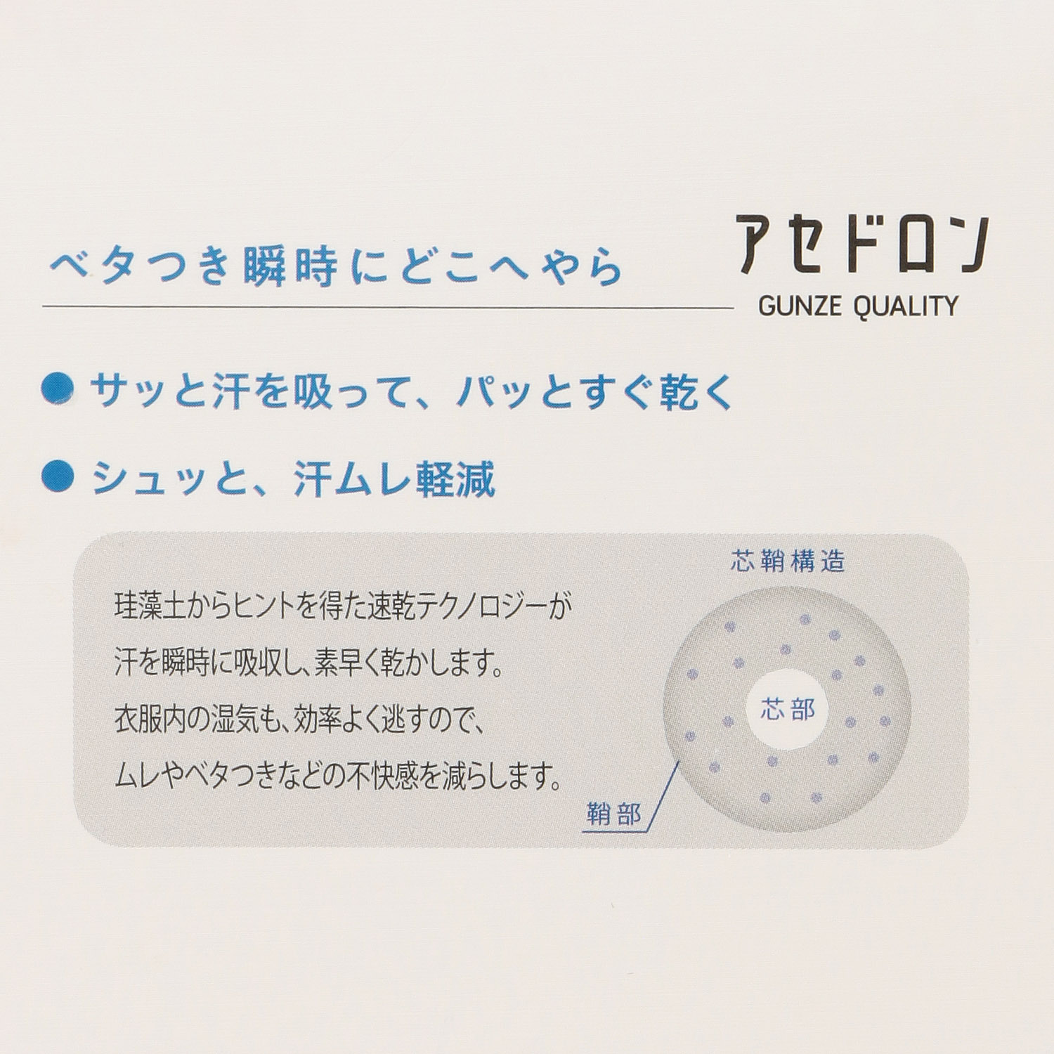 GUNZE アセドロン 婦人 メガメッシュ ショート丈 靴下 - 画像3