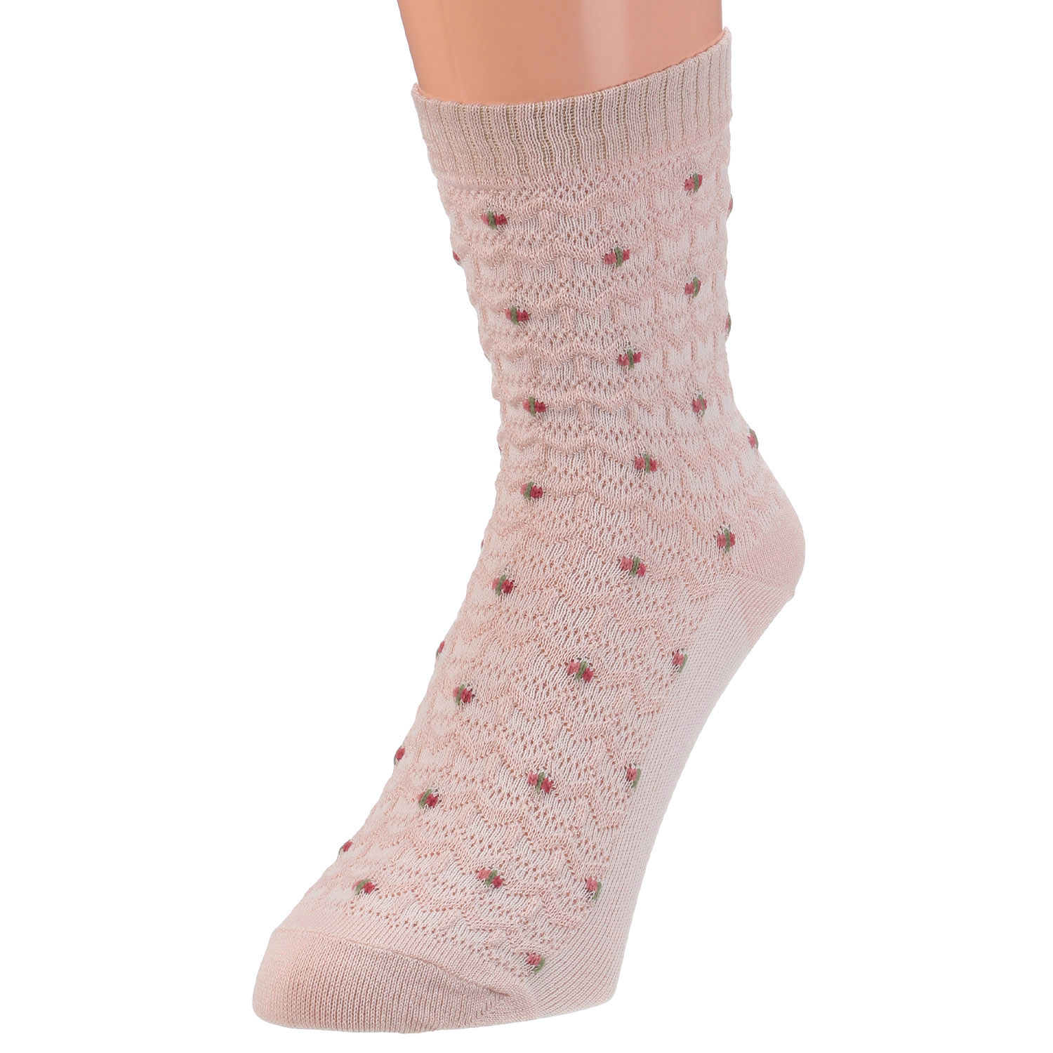 小さな親切 クルー丈 フロート 靴下 - 画像2