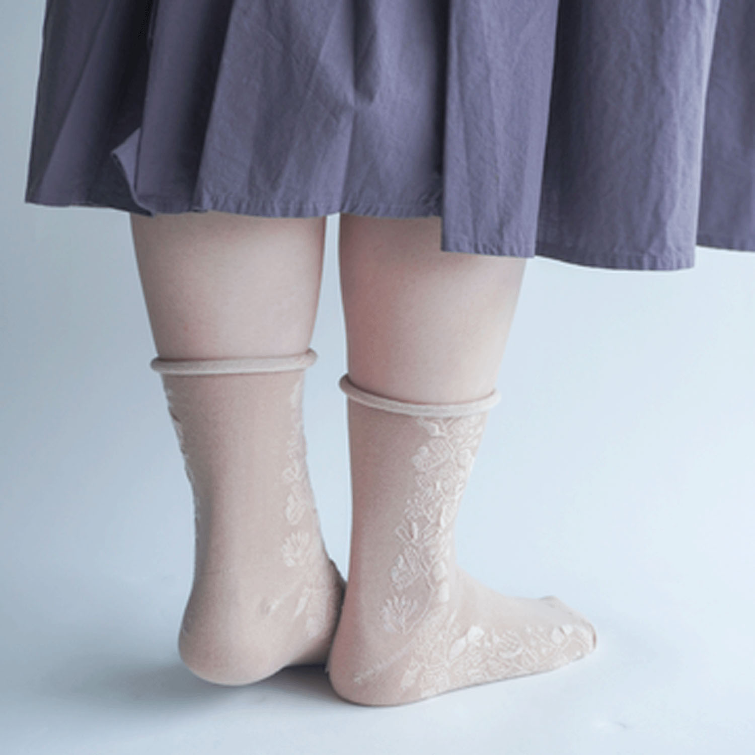 手篝ソックス ナチュラル柄 - 画像8