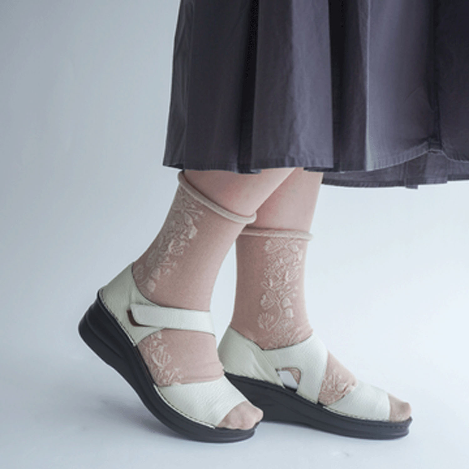 手篝ソックス ナチュラル柄 - 画像10