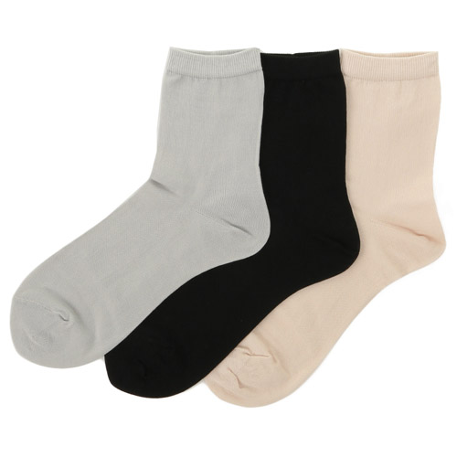 平織クルー 丈ソックス - 画像4