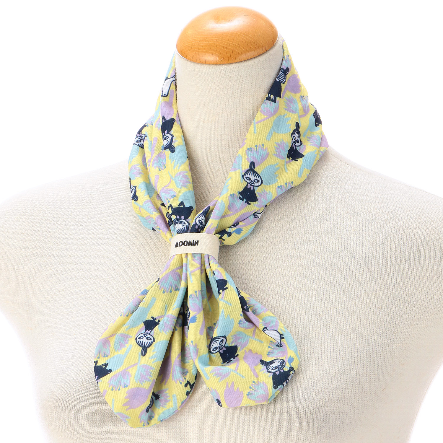 MOOMIN ミイフェア ネックスカーフ ミイと鳥と花総柄 - 画像2