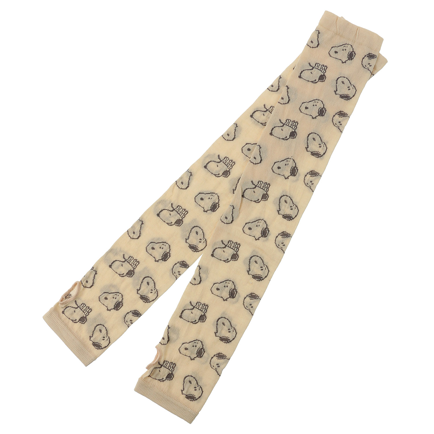 スヌーピー アームカバーUVカット＋吸水速乾 スヌーピー顔総柄【再入荷】 - 画像3