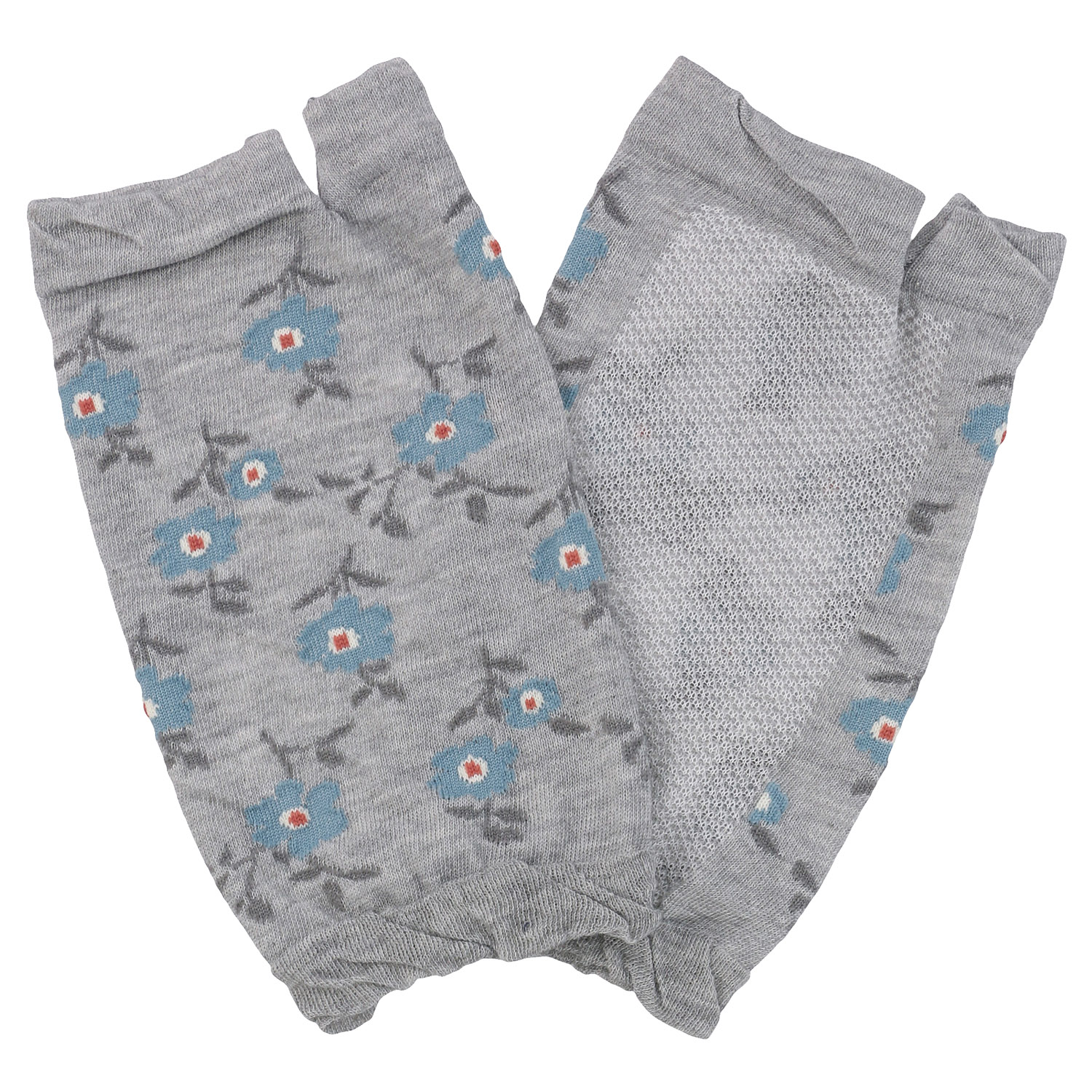 アームカバー 22cm丈 総花柄 親指切替 - 画像2