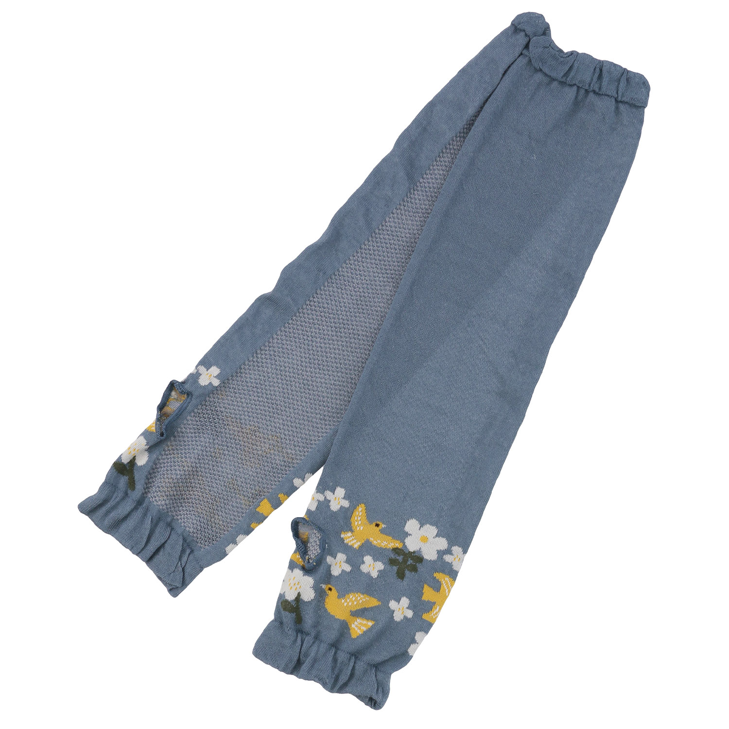 アームカバー 45cm丈  花柄 親指穴付き - 画像2