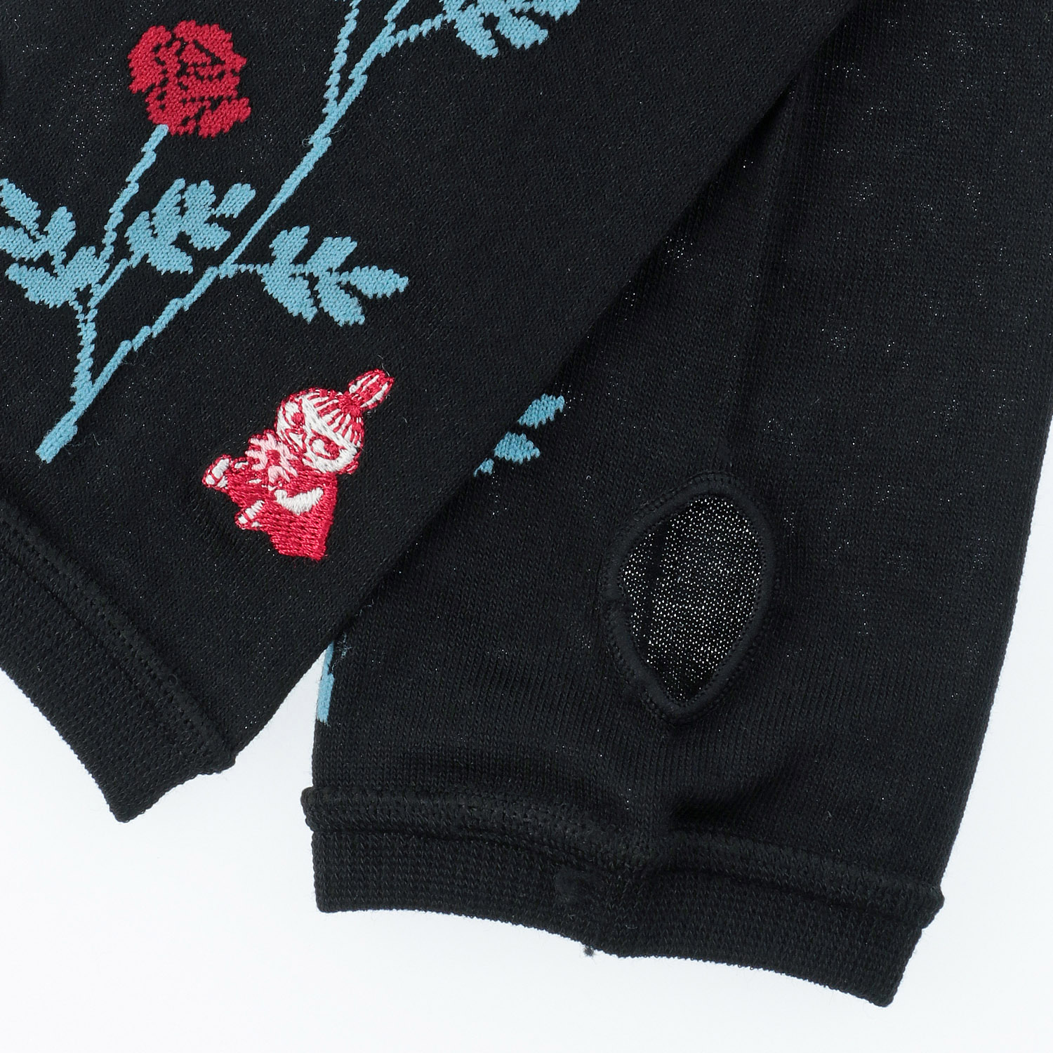 MOOMIN 母の日 アームカバー UVカット＋冷感 薔薇ミイ刺繍【在庫限り】 - 画像4