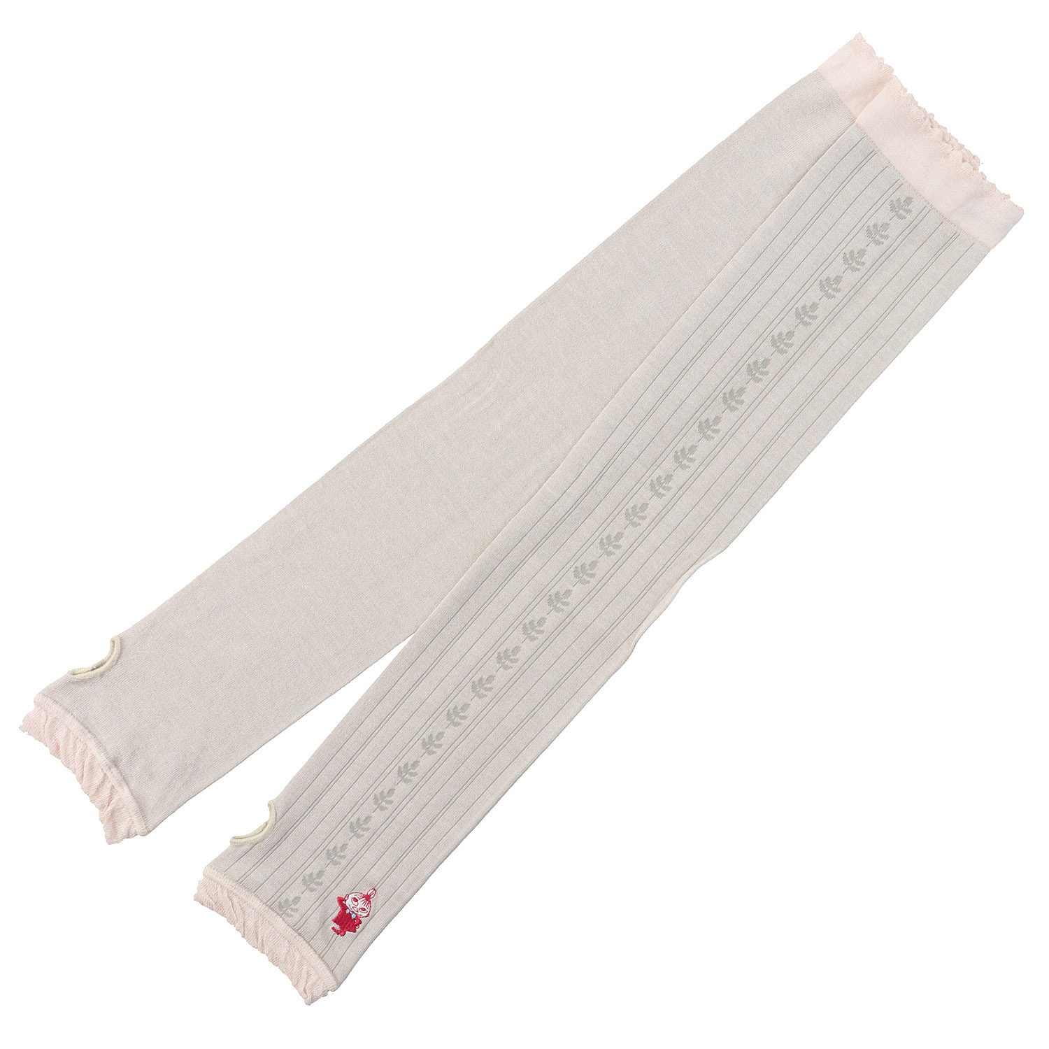 MOOMIN 母の日 アームカバー UVカット＋冷感 縦柄ミイ刺繍 - 画像3