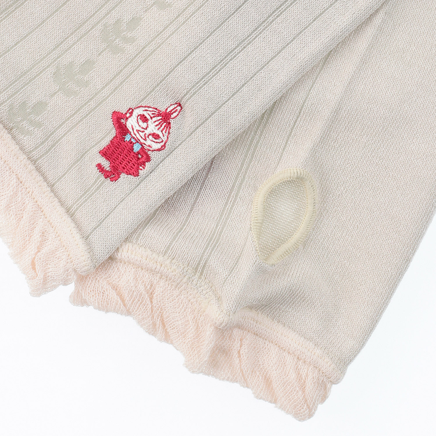 MOOMIN 母の日 アームカバー UVカット＋冷感 縦柄ミイ刺繍 - 画像5