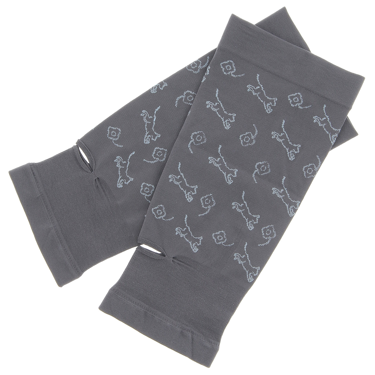 にゃんこ堂 ショート丈（23cm丈） 接触冷感 アームカバー【在庫限り】 - 画像2