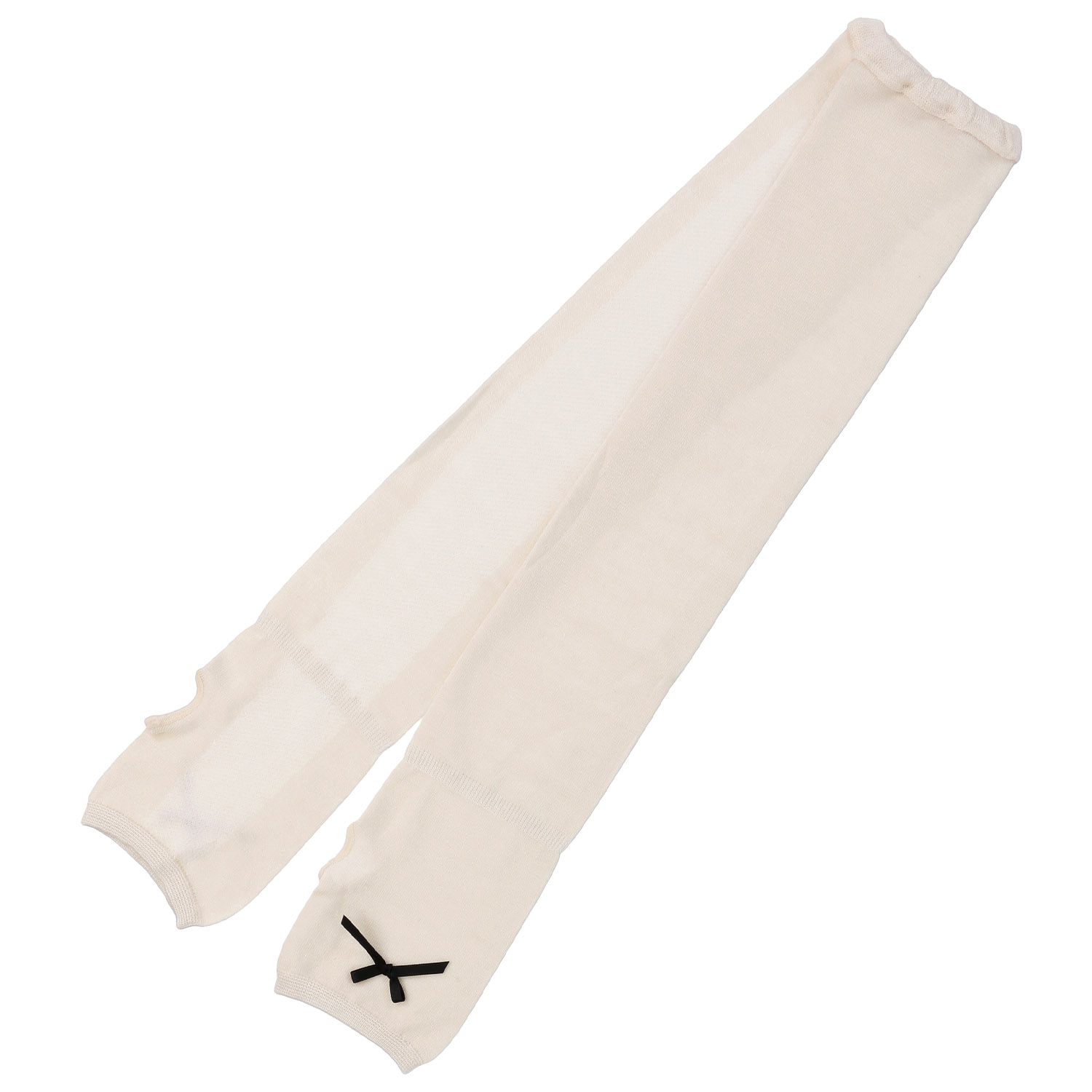 アームカバー ロング丈接触冷感サテンリボン指なし【在庫限り】 - 画像4