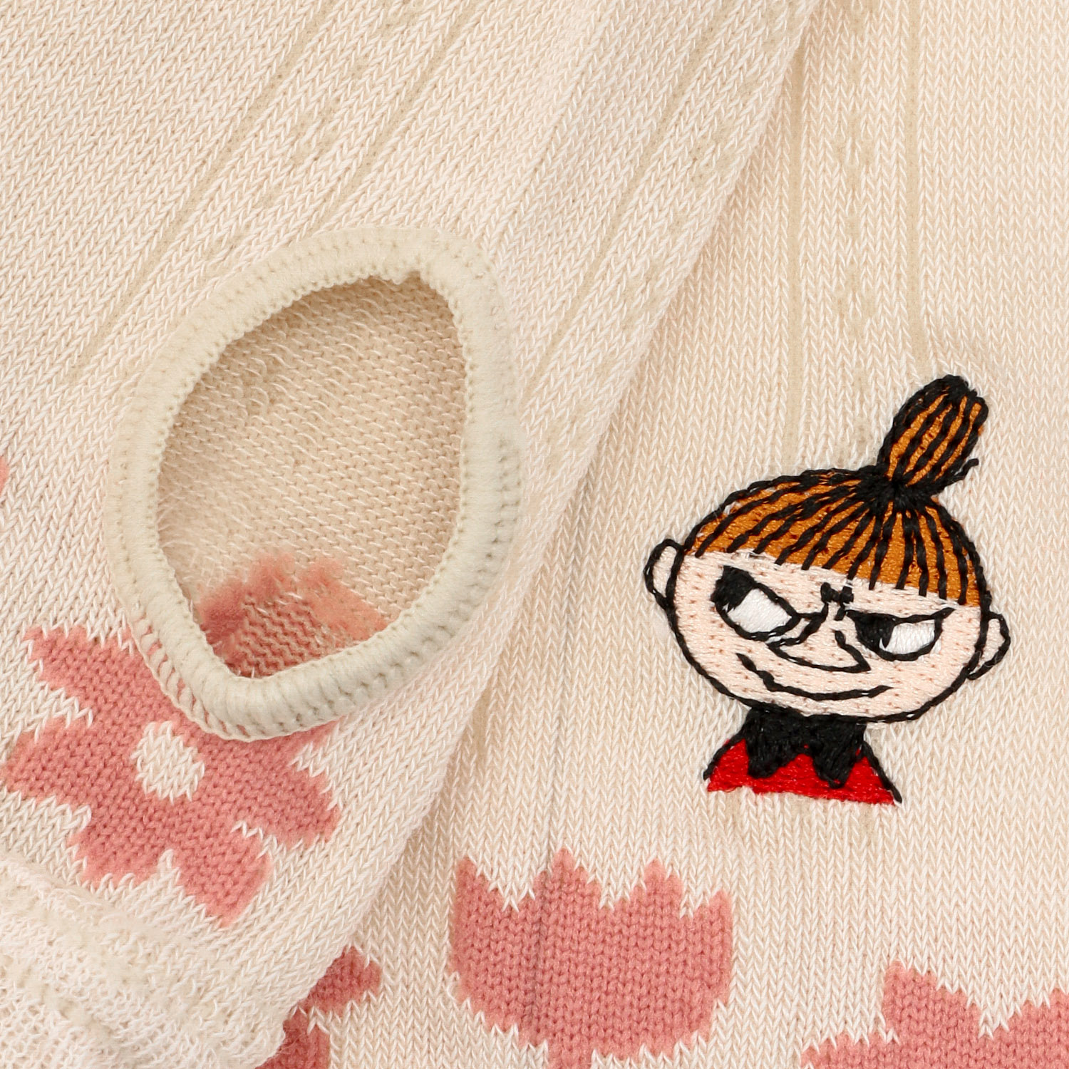 MOOMIN アームカバーUVカット＋冷感 裾花柄ミイ刺繍 - 画像6