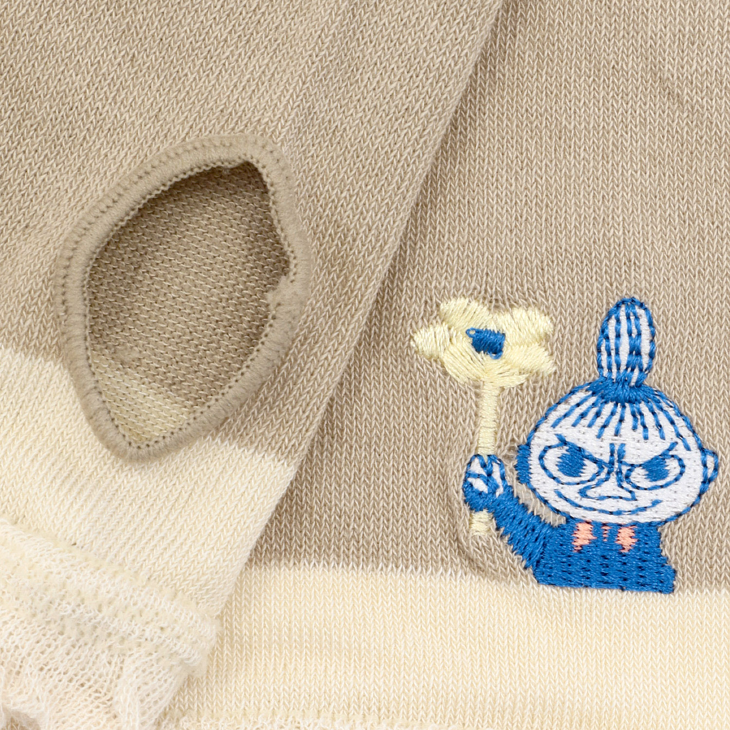 MOOMIN アームカバー UVカット＋冷感 花柄ミイ刺繍 - 画像4