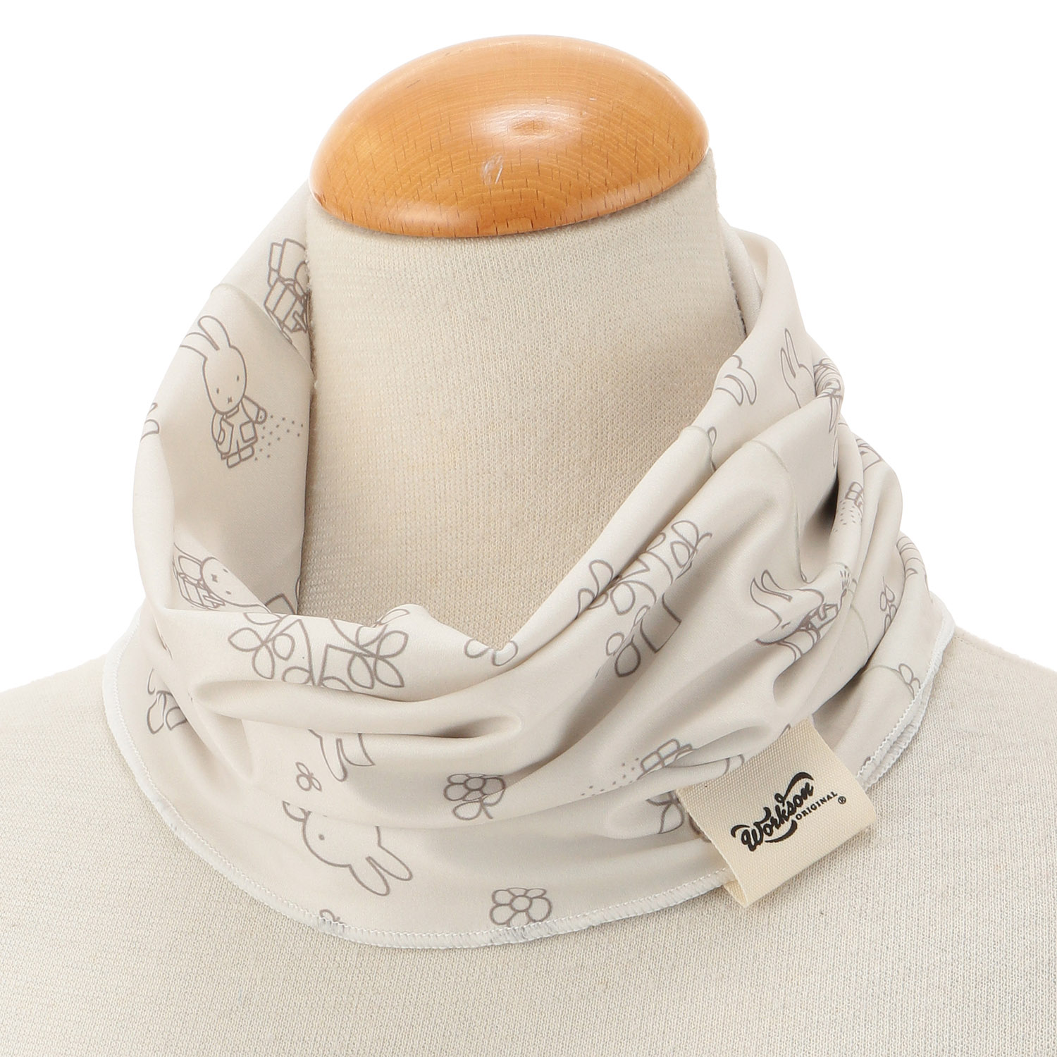 ミッフィー ネックカバー冷感 UVカット ガーデニング - 画像2