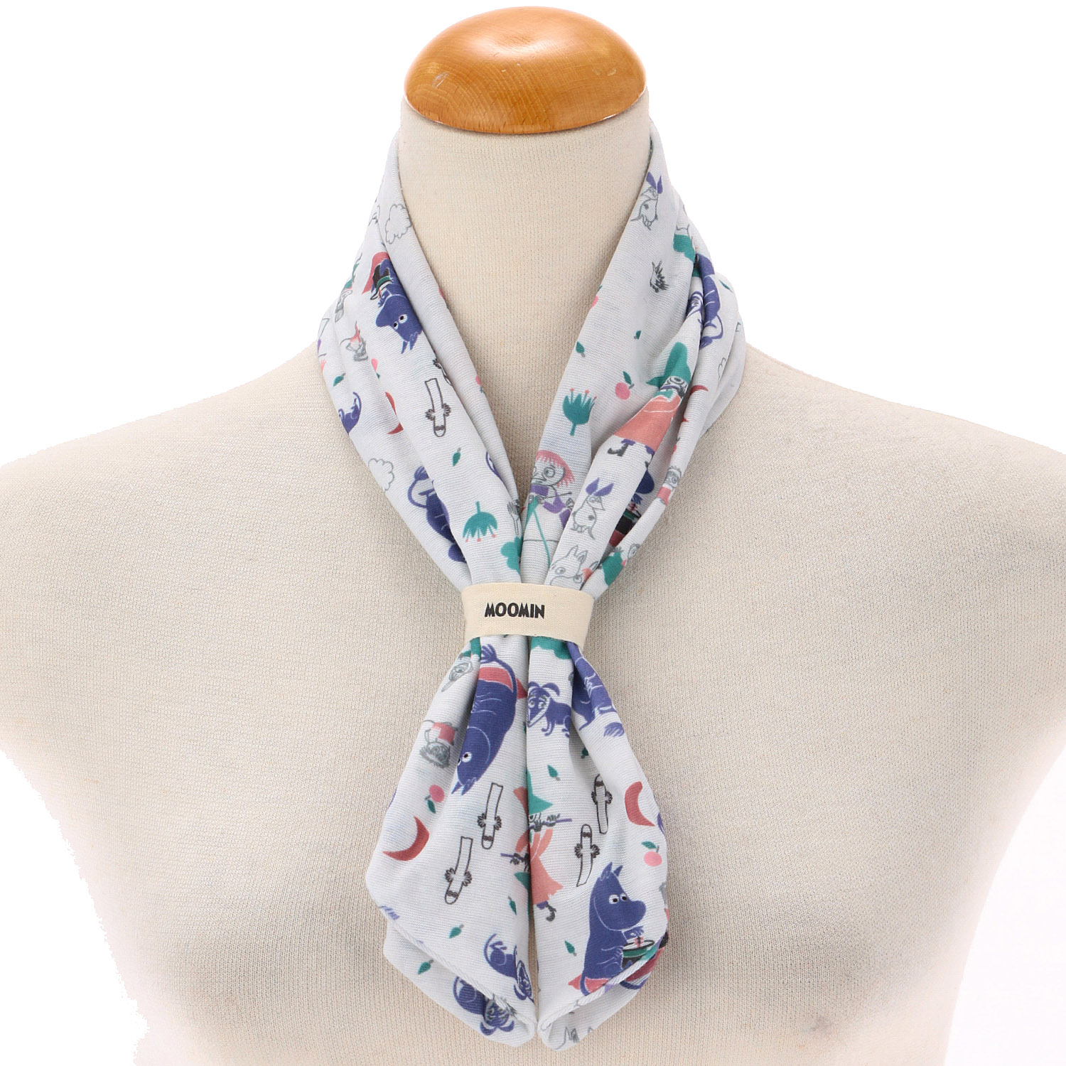 MOOMIN ネックスカーフ プリント柄【在庫限り】 - 画像1