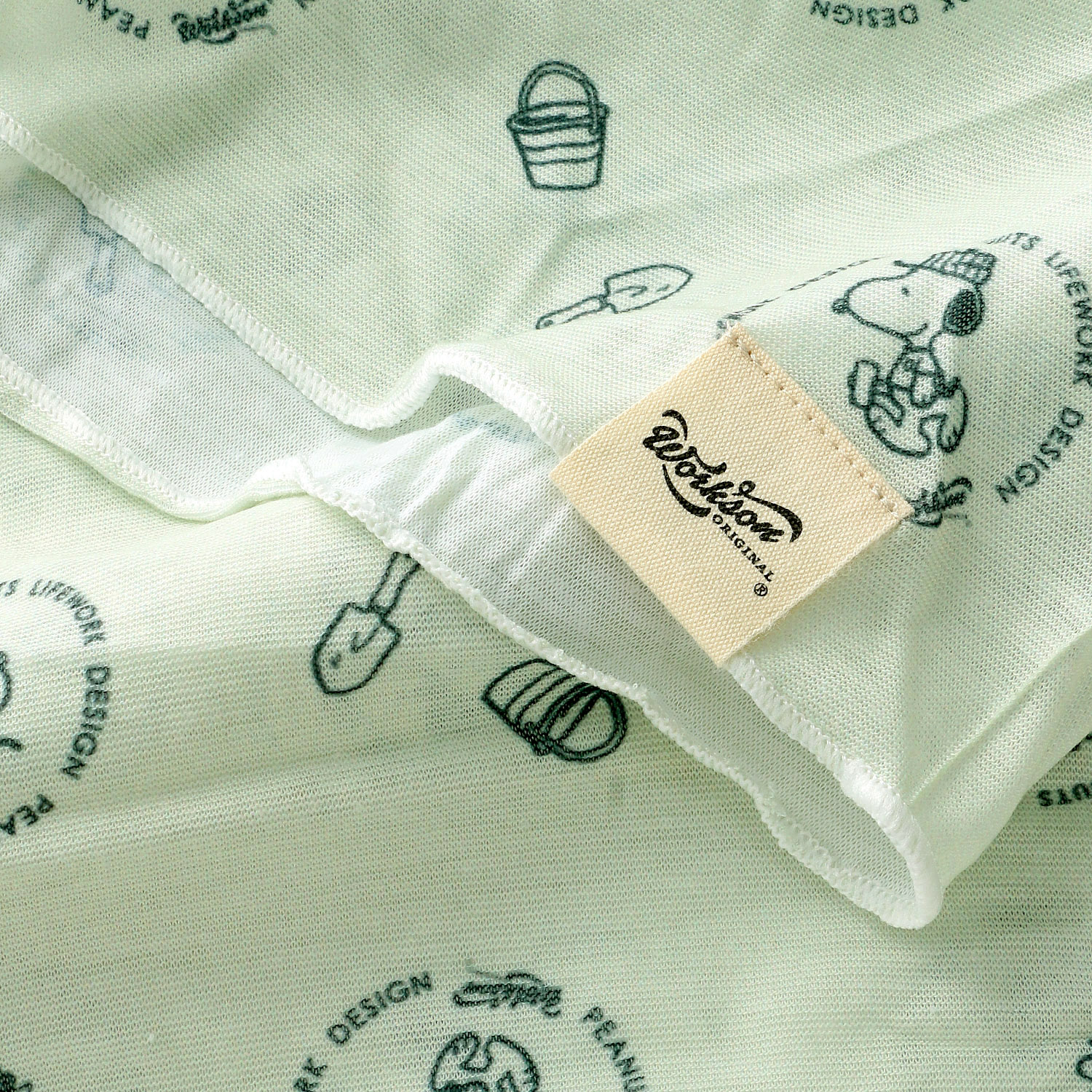 スヌーピー ネックカバー UVカット ドット総柄 - 画像4