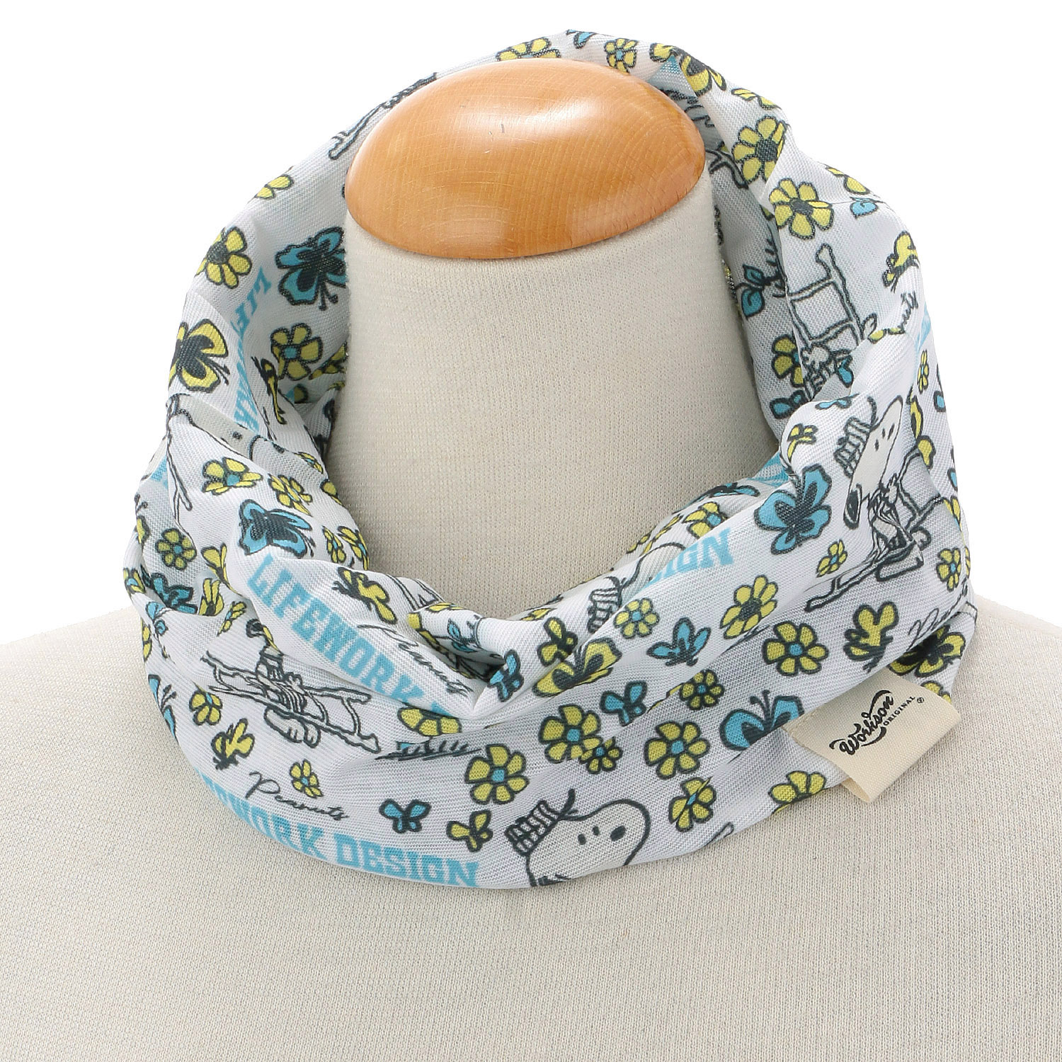 スヌーピー ネックカバー UVカット＋冷感 - 画像3