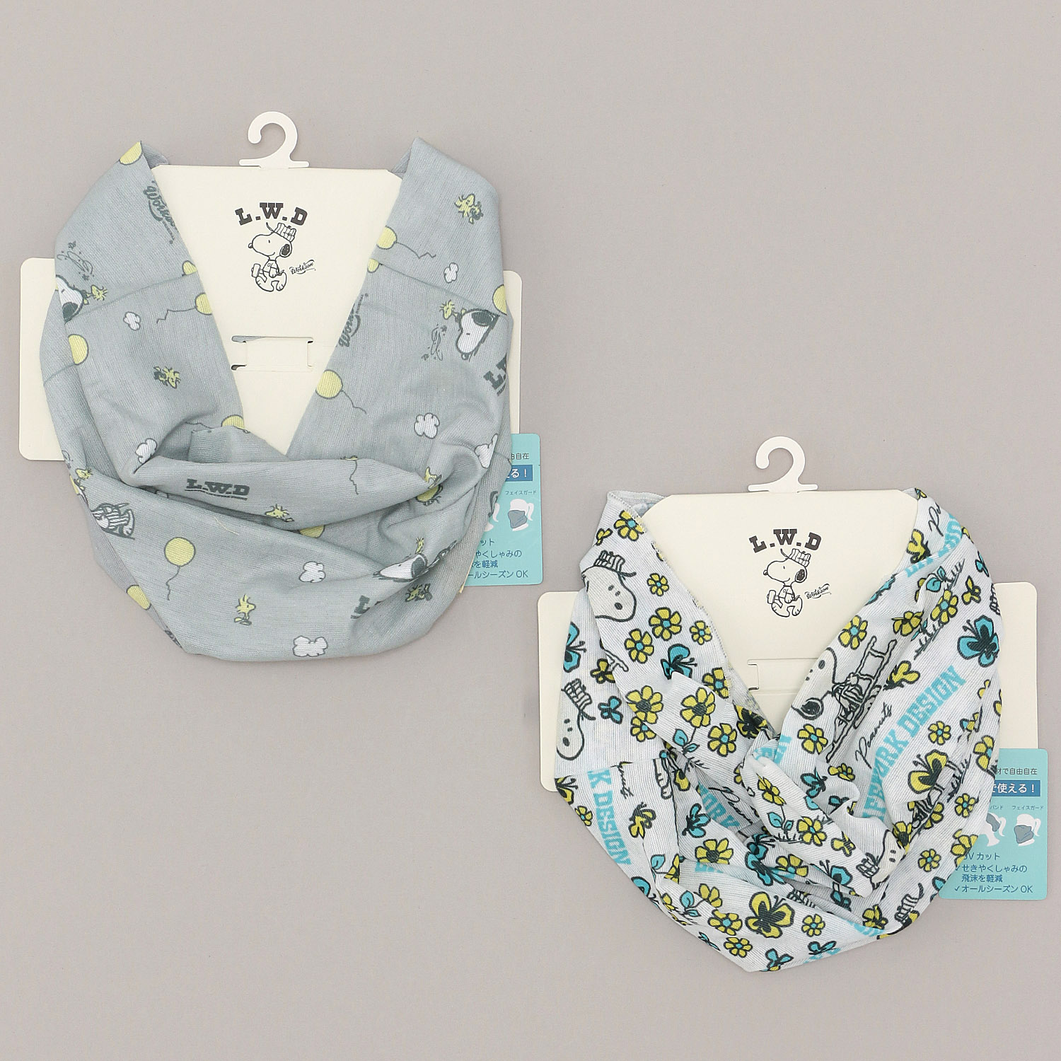 スヌーピー ネックカバー UVカット＋冷感 - 画像1